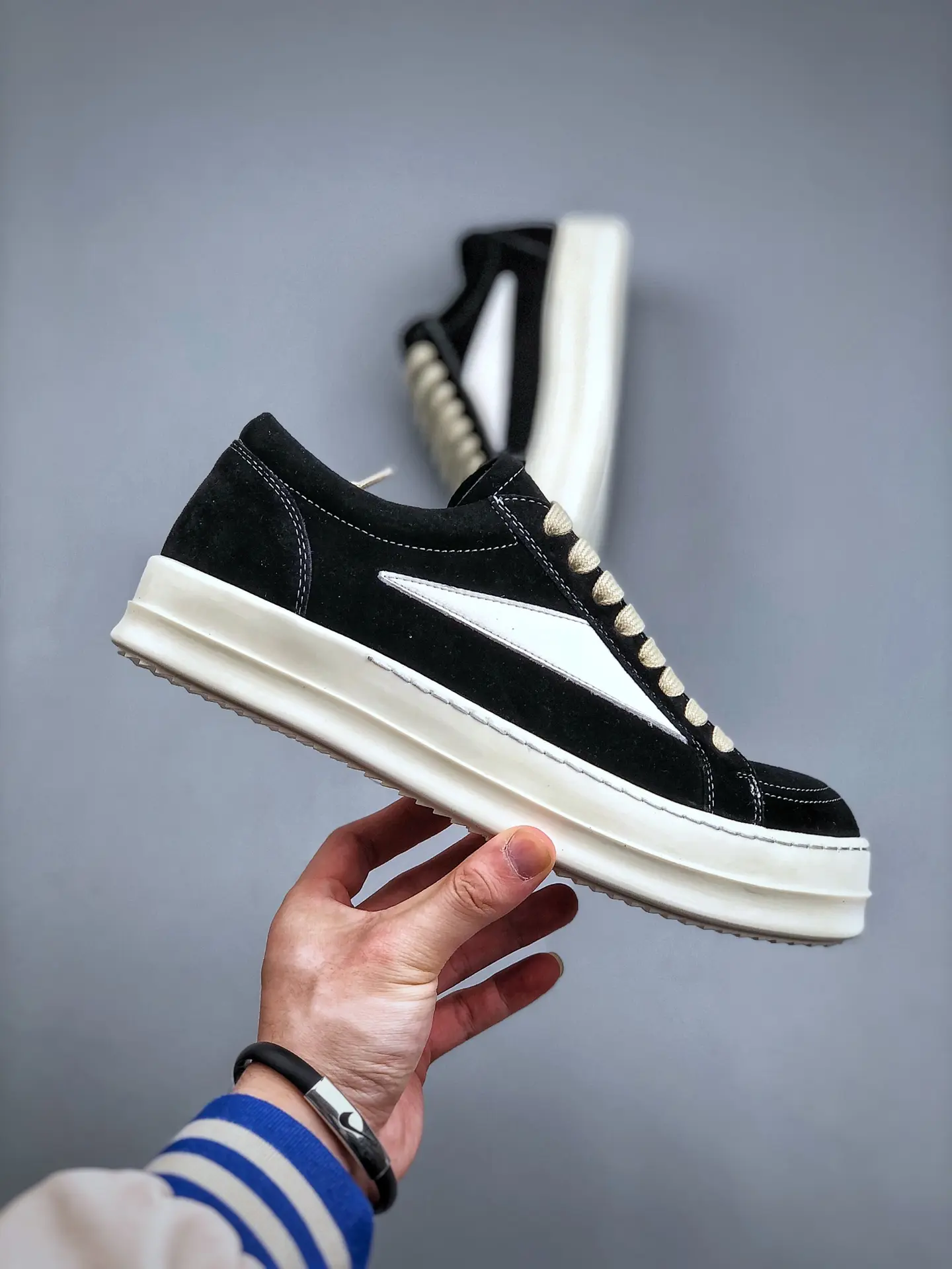 Rick Owens Strobe Vintage Low Black Suede: A Modern Classic | YtaYta