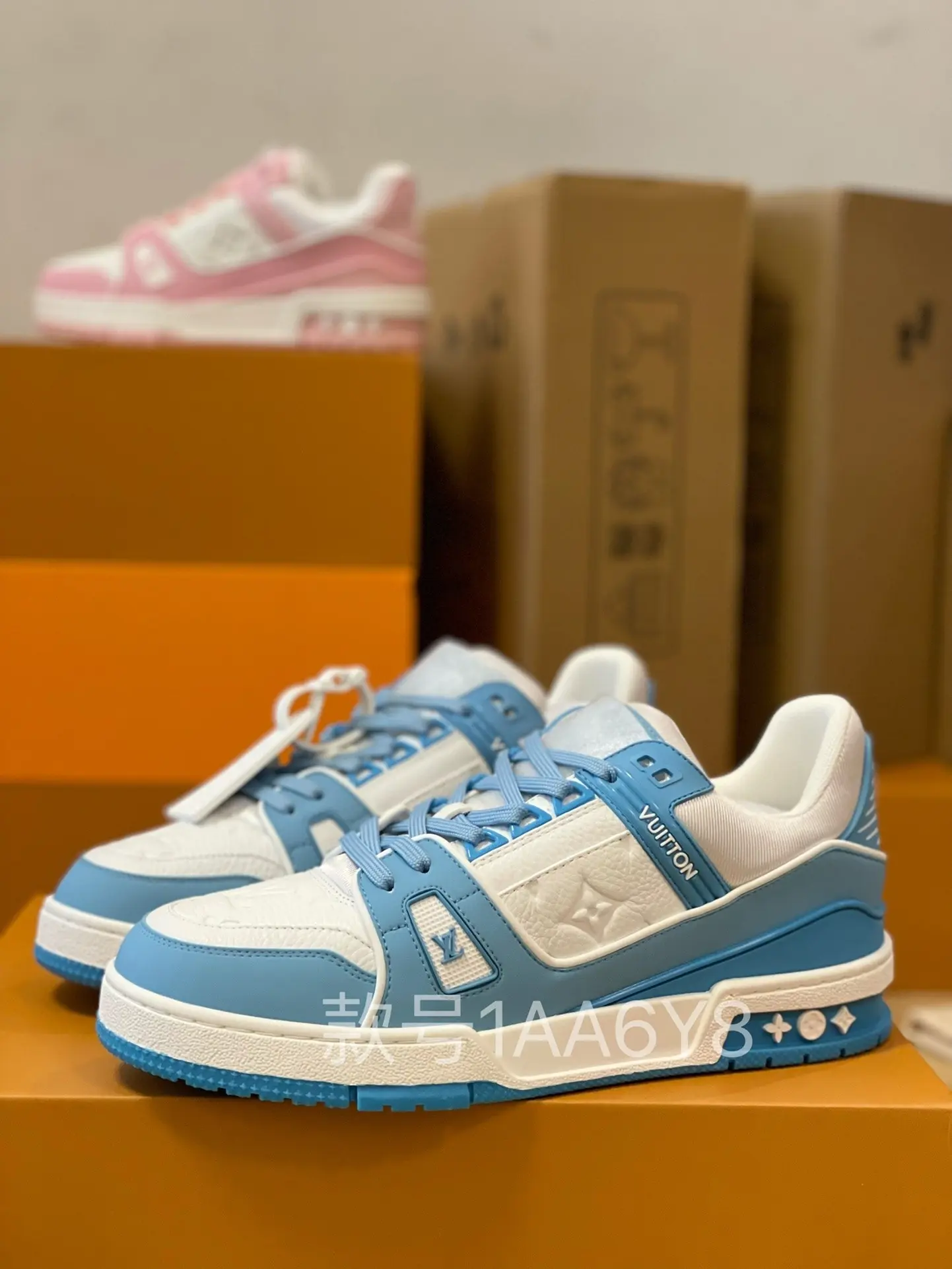 LOUIS VUITTON LV Trainer Sneaker Sky Blue Replica: A Comprehensive Review | YtaYta