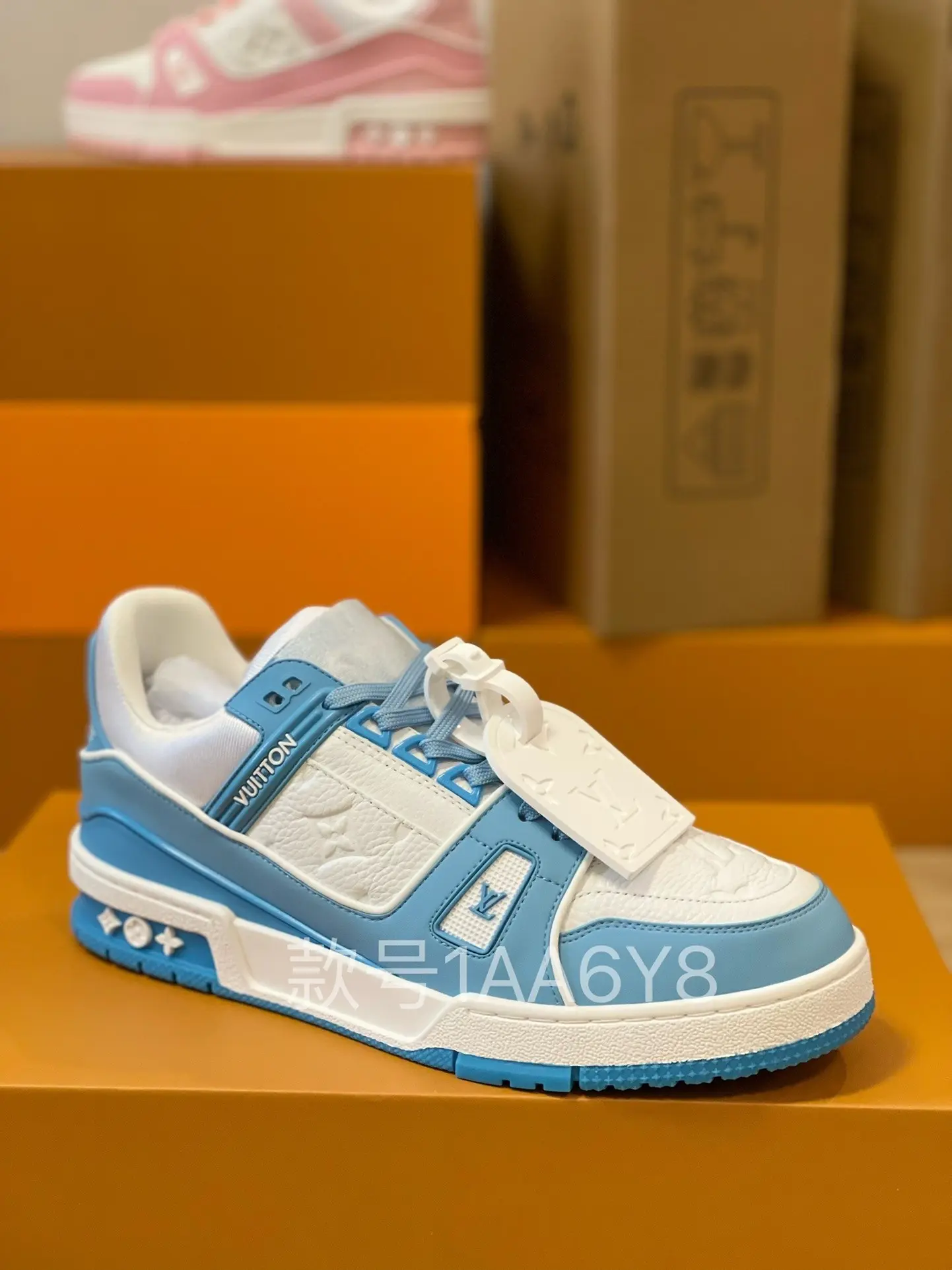 LOUIS VUITTON LV Trainer Sneaker Sky Blue Replica: A Comprehensive Review | YtaYta