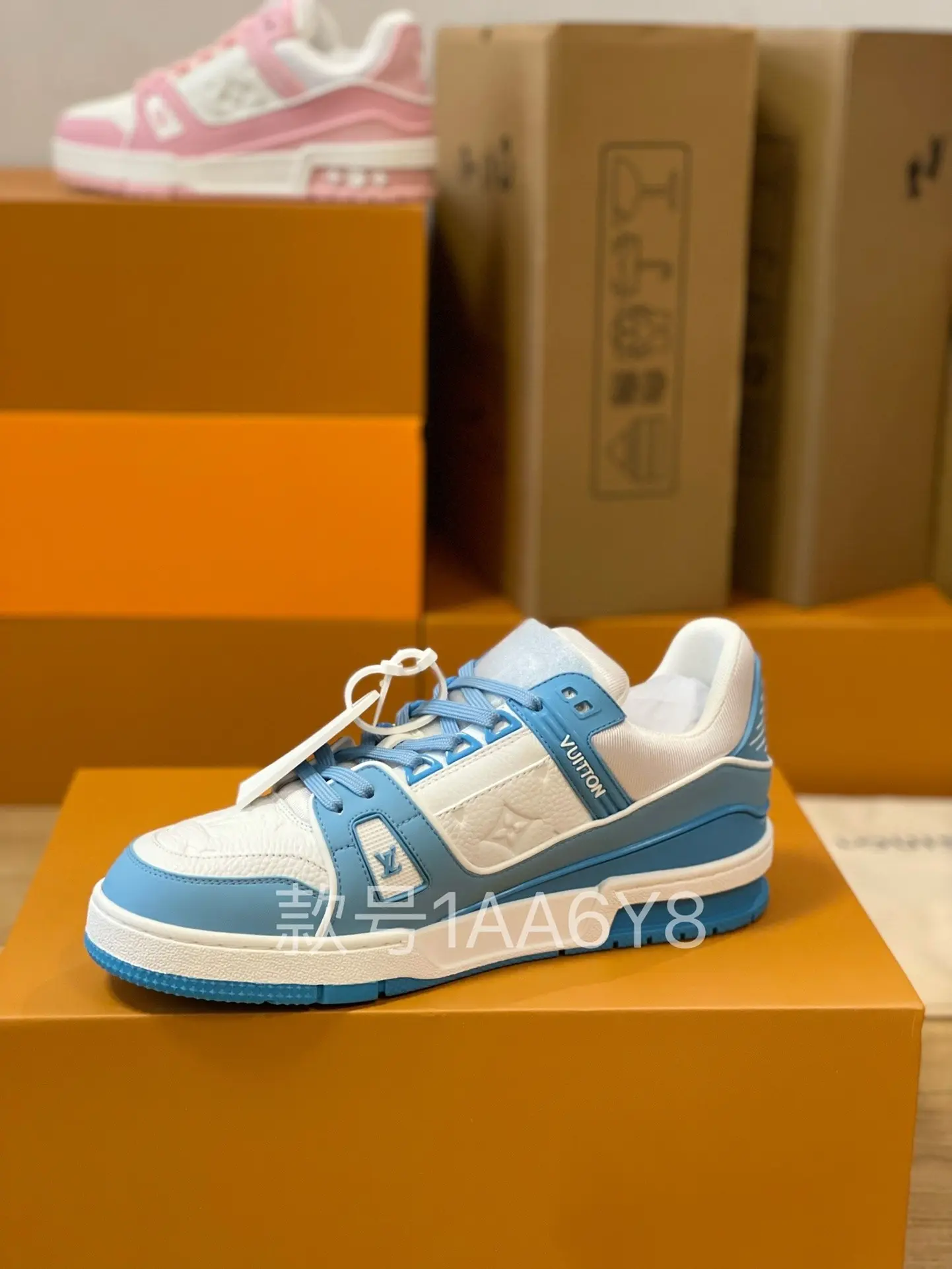 LOUIS VUITTON LV Trainer Sneaker Sky Blue Replica: A Comprehensive Review | YtaYta