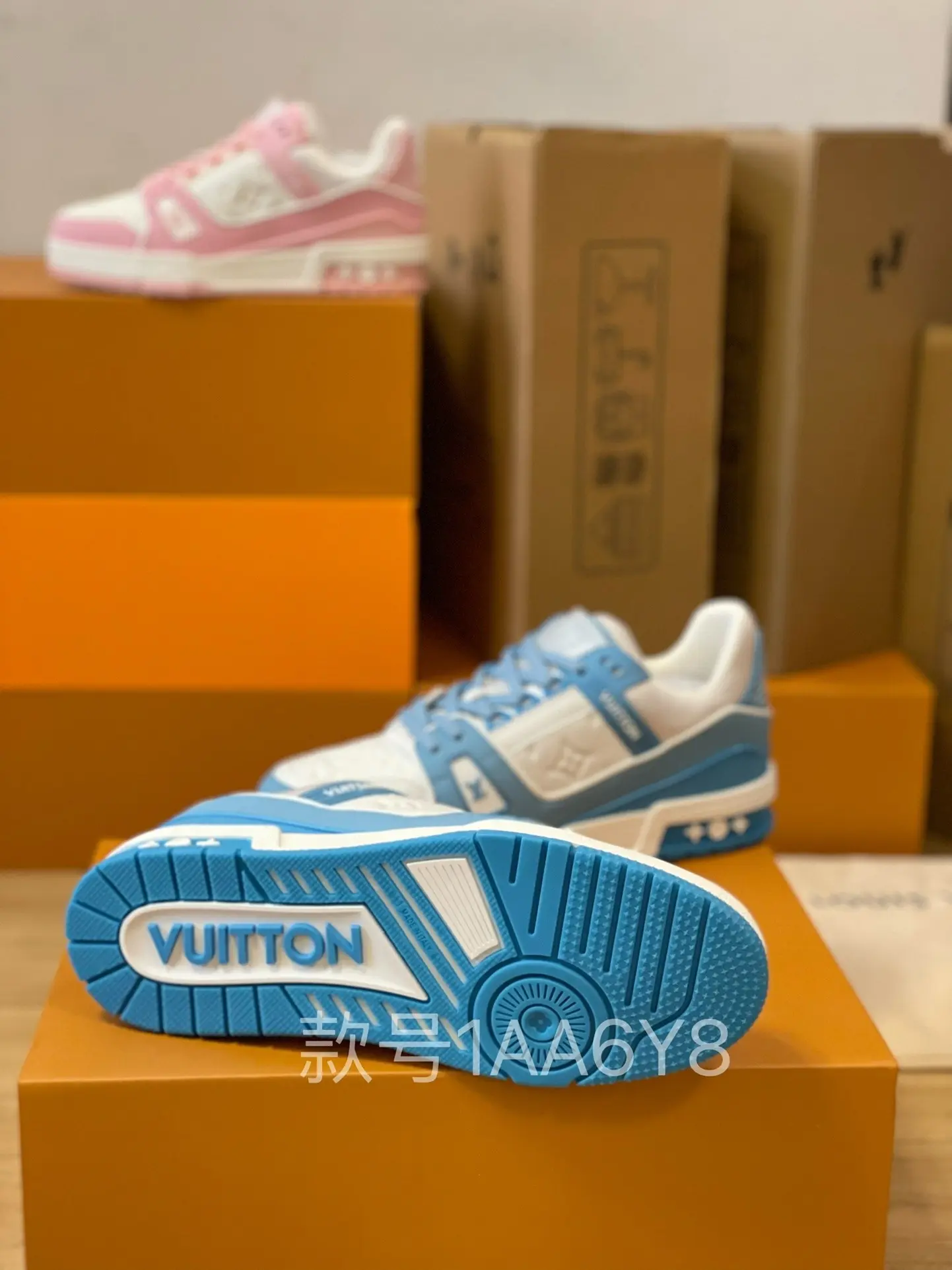 LOUIS VUITTON LV Trainer Sneaker Sky Blue Replica: A Comprehensive Review | YtaYta