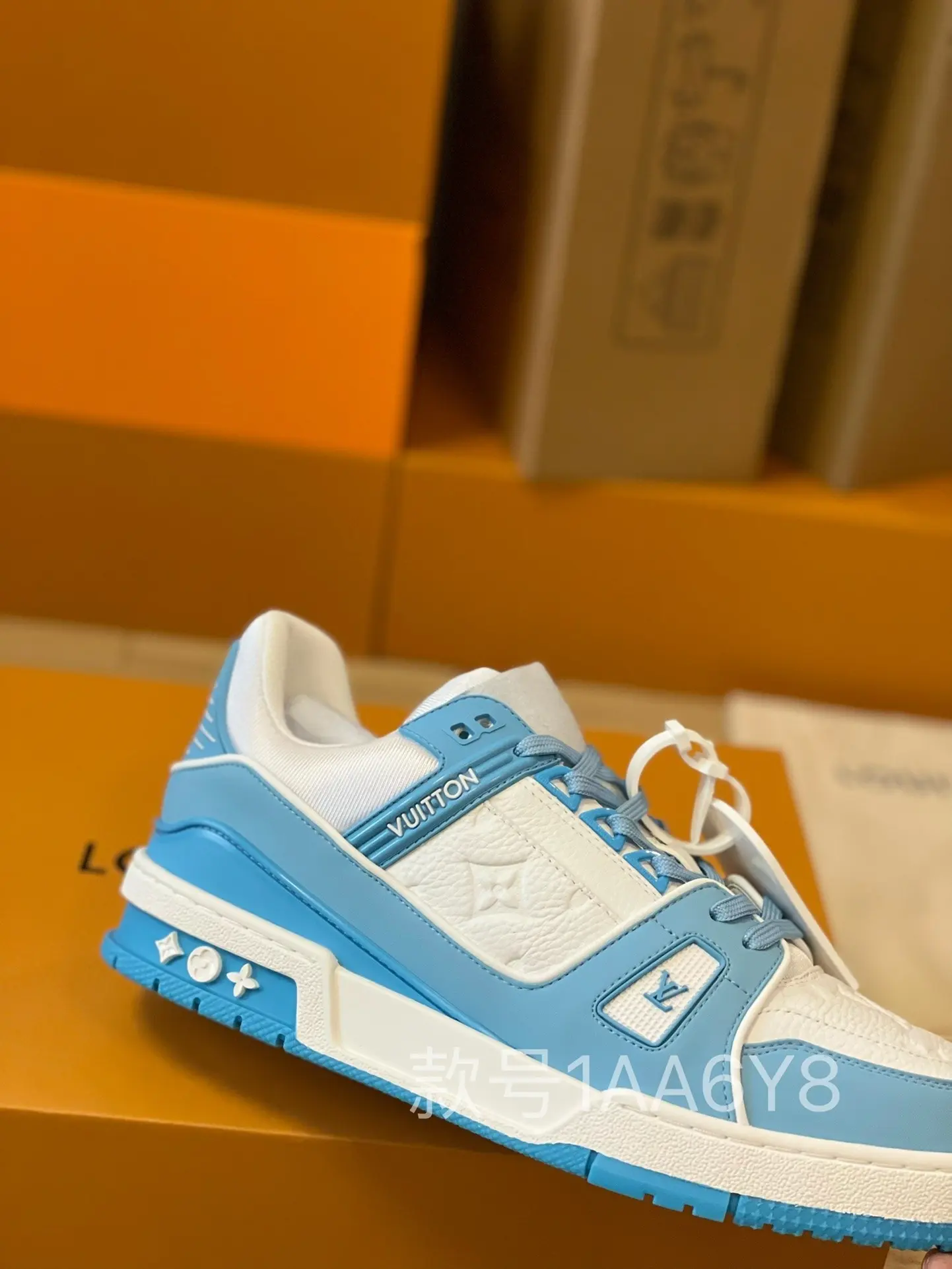 LOUIS VUITTON LV Trainer Sneaker Sky Blue Replica: A Comprehensive Review | YtaYta