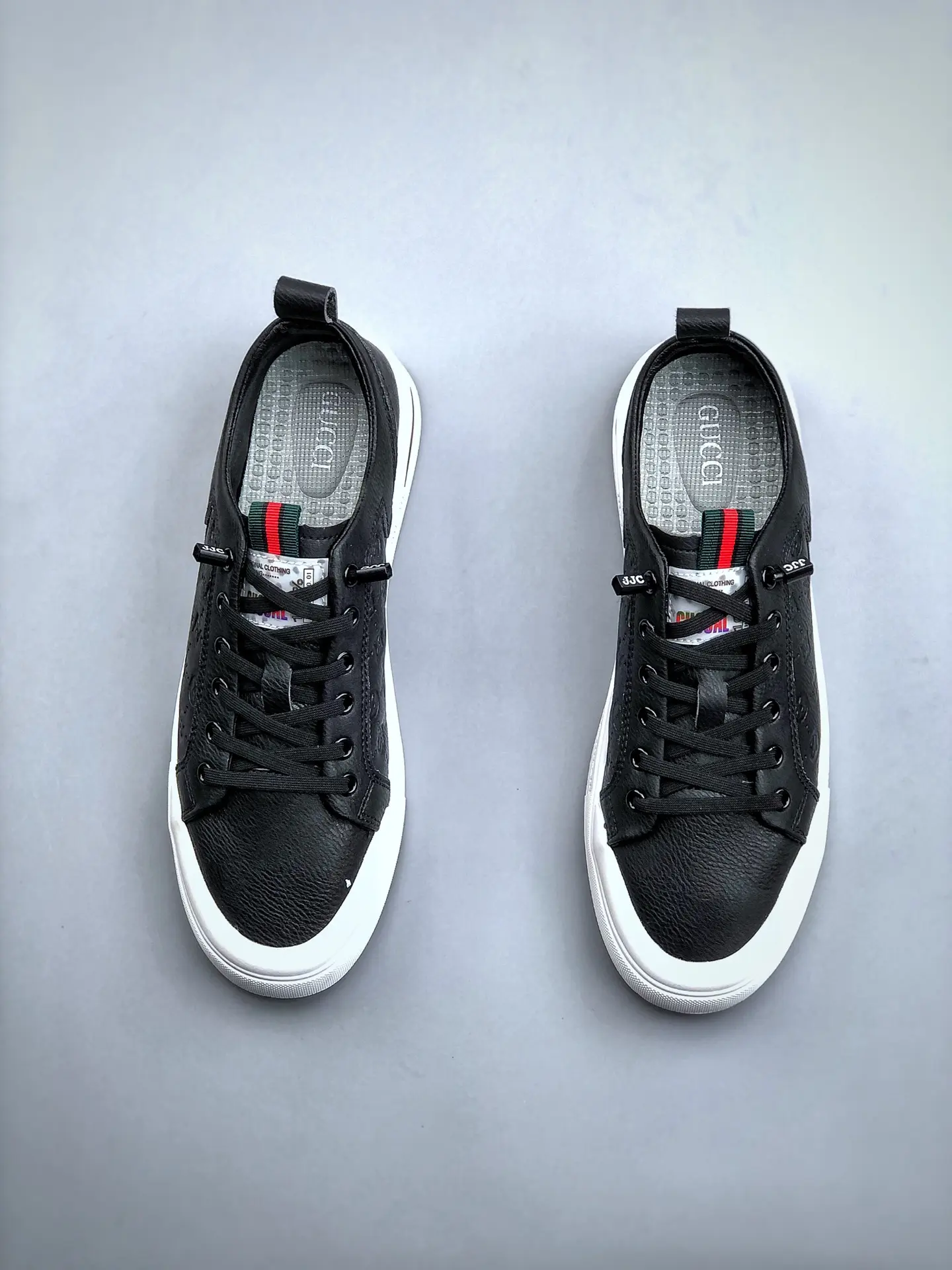 Gucci Basket low-top Black Leather Causal Sneakers Review | YtaYta