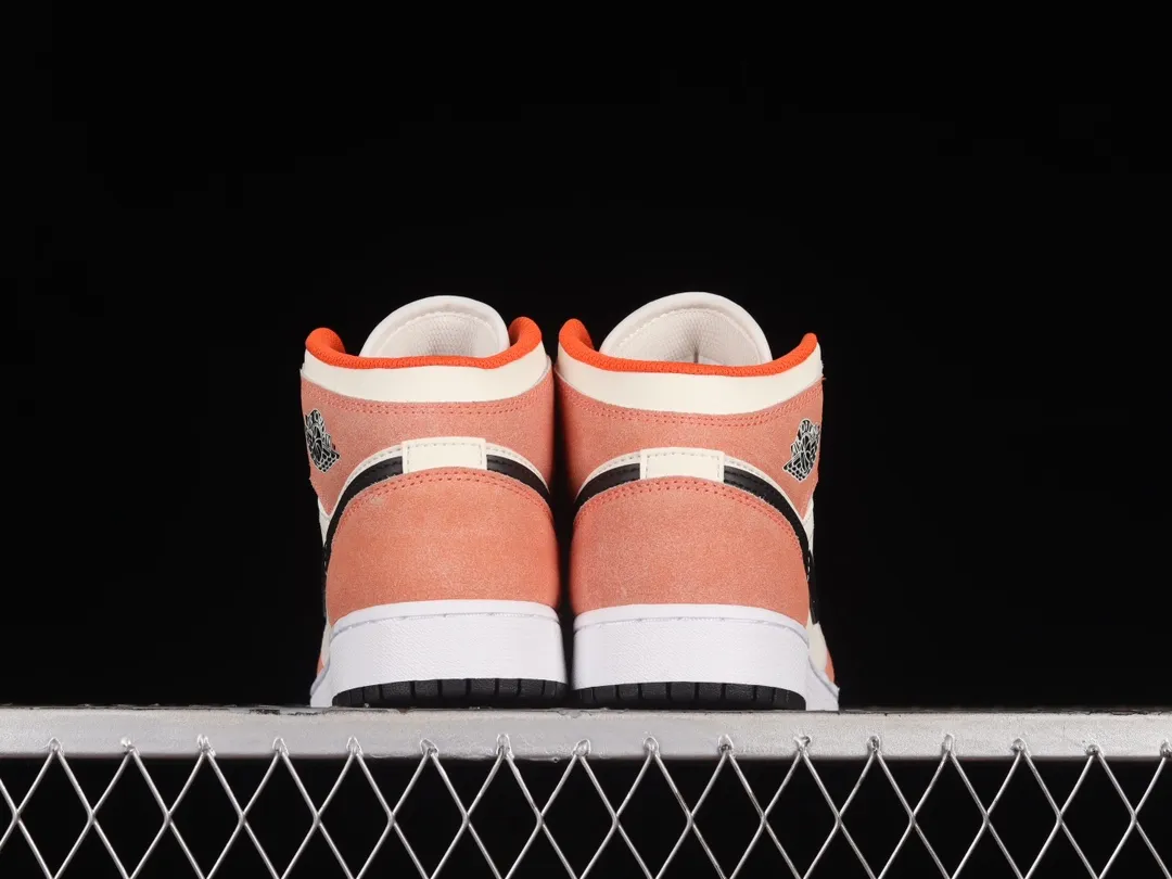 Air Jordan 1 Mid SE Orange Suede Kids' Shoes: Replica Review | YtaYta