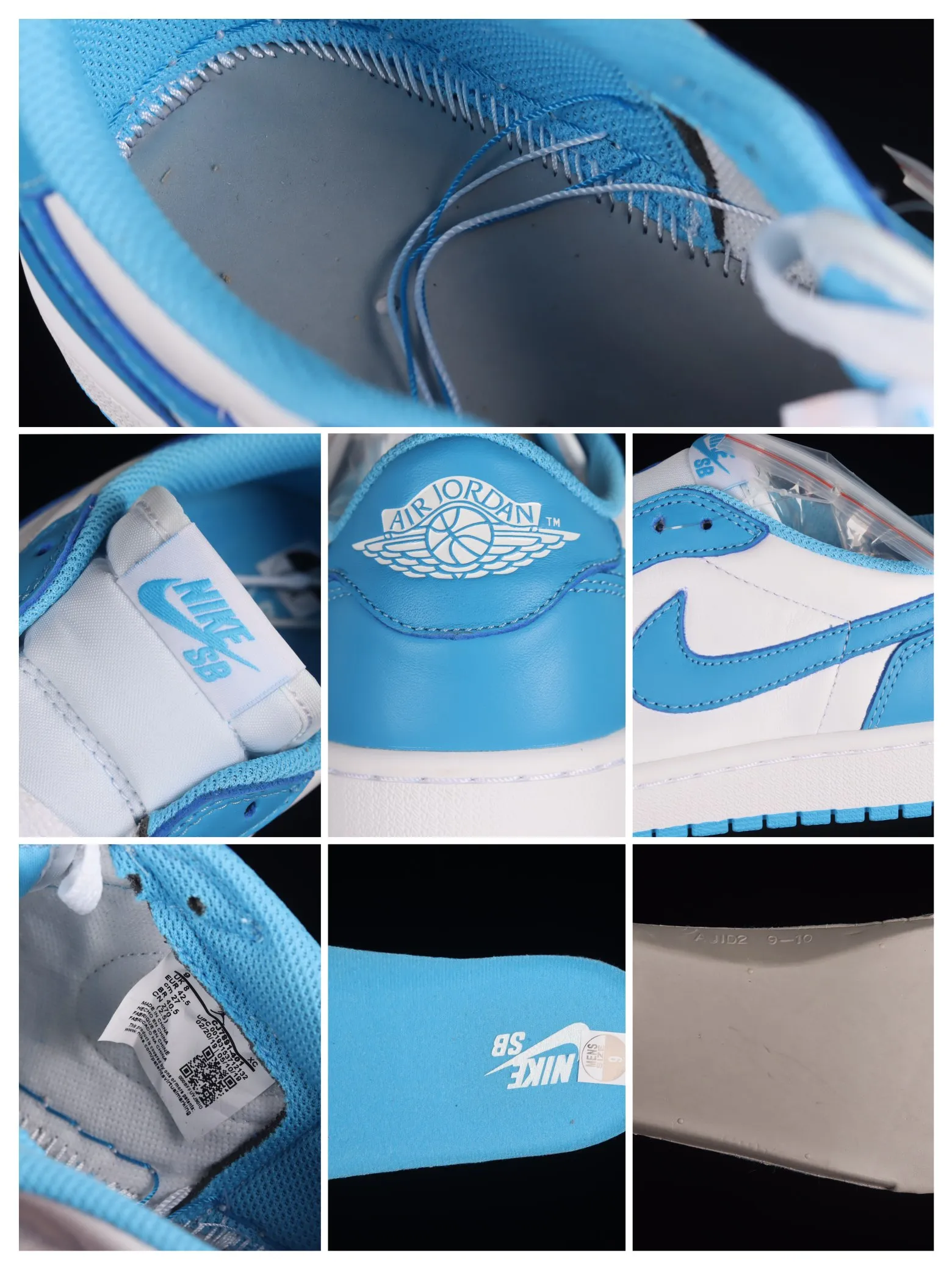 Eric Koston x Air Jordan 1 Low SB 'Powder Blue' Replica Review | YtaYta