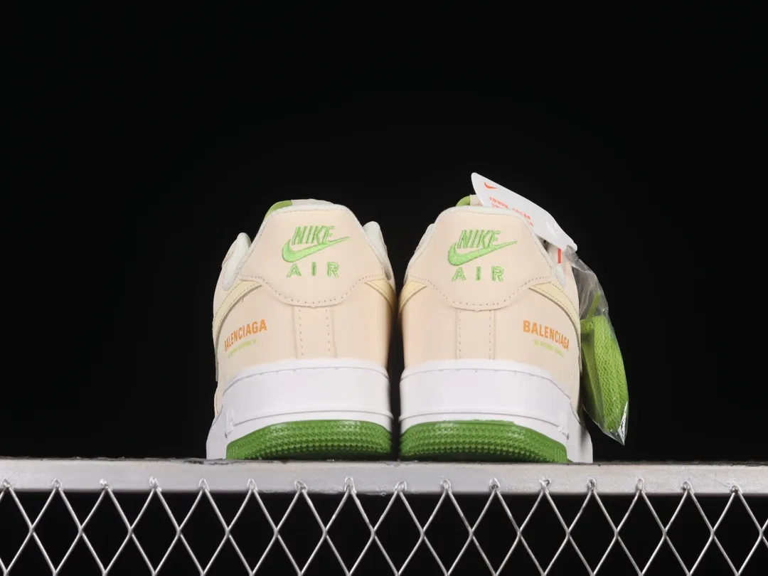 Replica Nike Air Force 1 07 Low BALENCIAGA Cream Green Orange: A Detailed Review | YtaYta