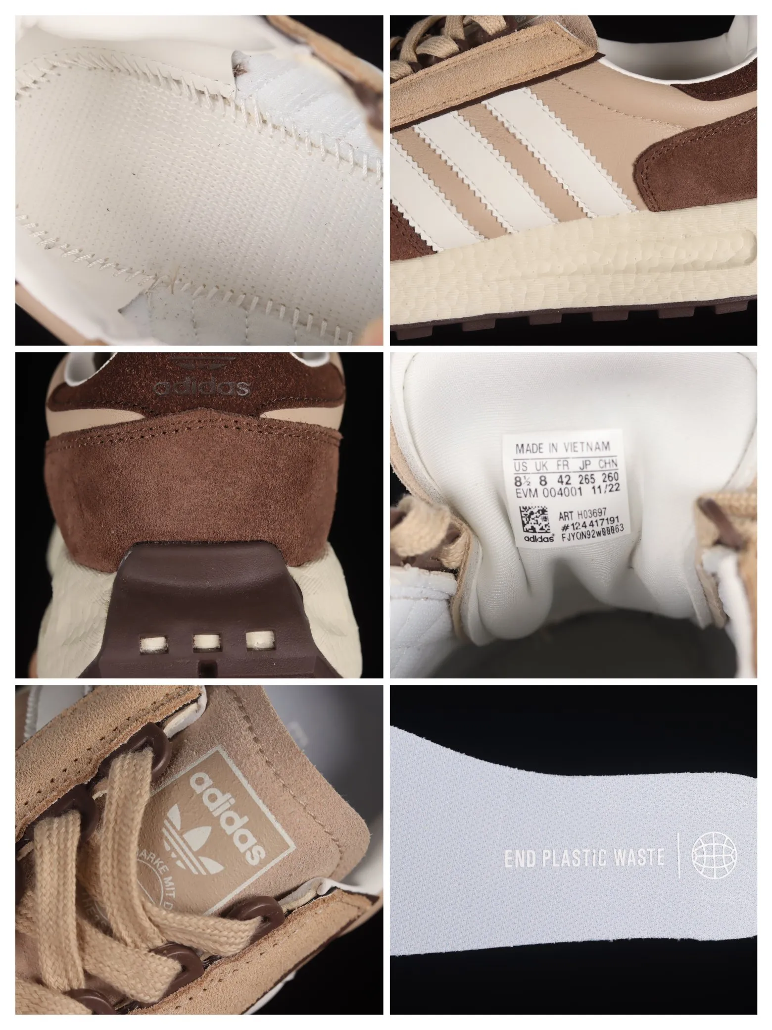 Adidas Originals Retropy E5 Dark Brown Cloud White Replica Review | YtaYta