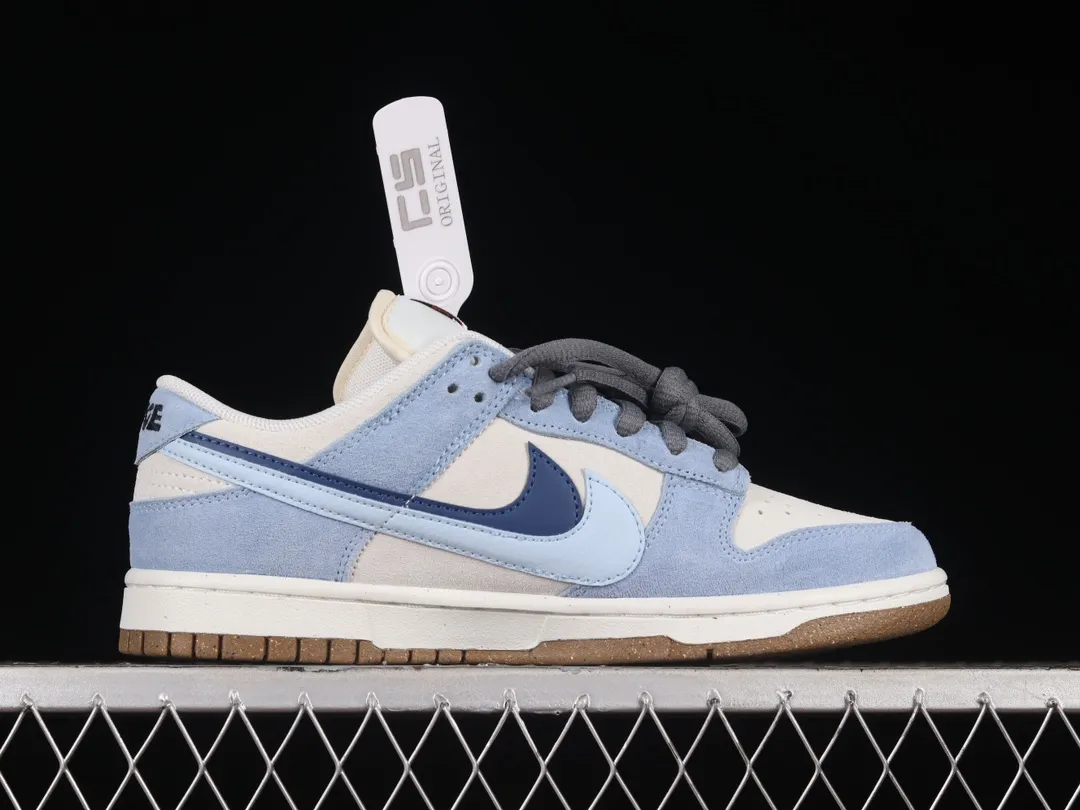 Nike Dunk Low Steamboy Replica Sneakers - Blue Grey White | YtaYta