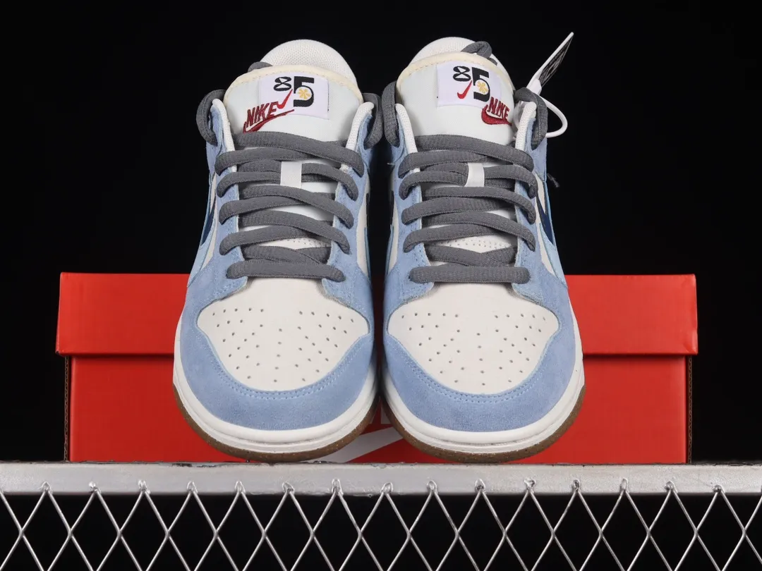 Nike Dunk Low Steamboy Replica Sneakers - Blue Grey White | YtaYta