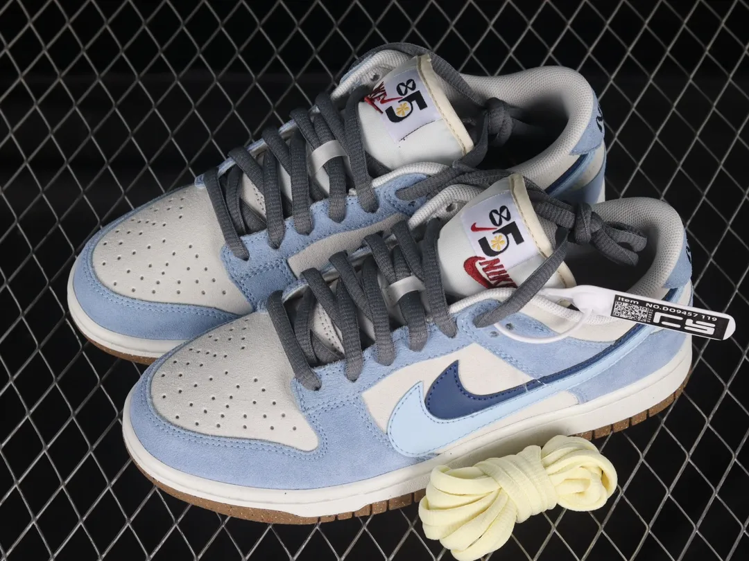 Nike Dunk Low Steamboy Replica Sneakers - Blue Grey White | YtaYta