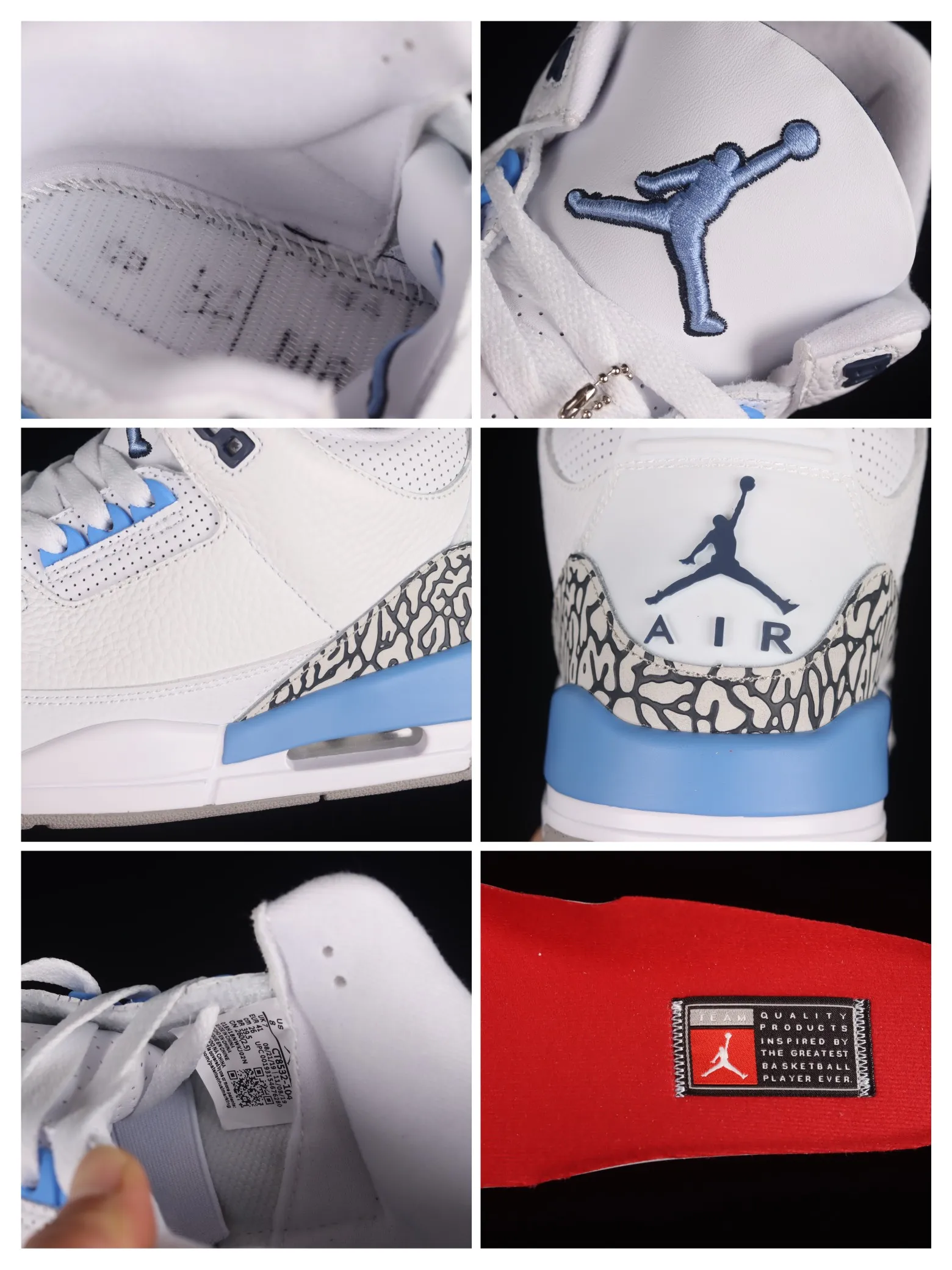 The Ultimate Guide to Fake Rep Replica Air Jordan 3 Retro UNC (2020) | YtaYta