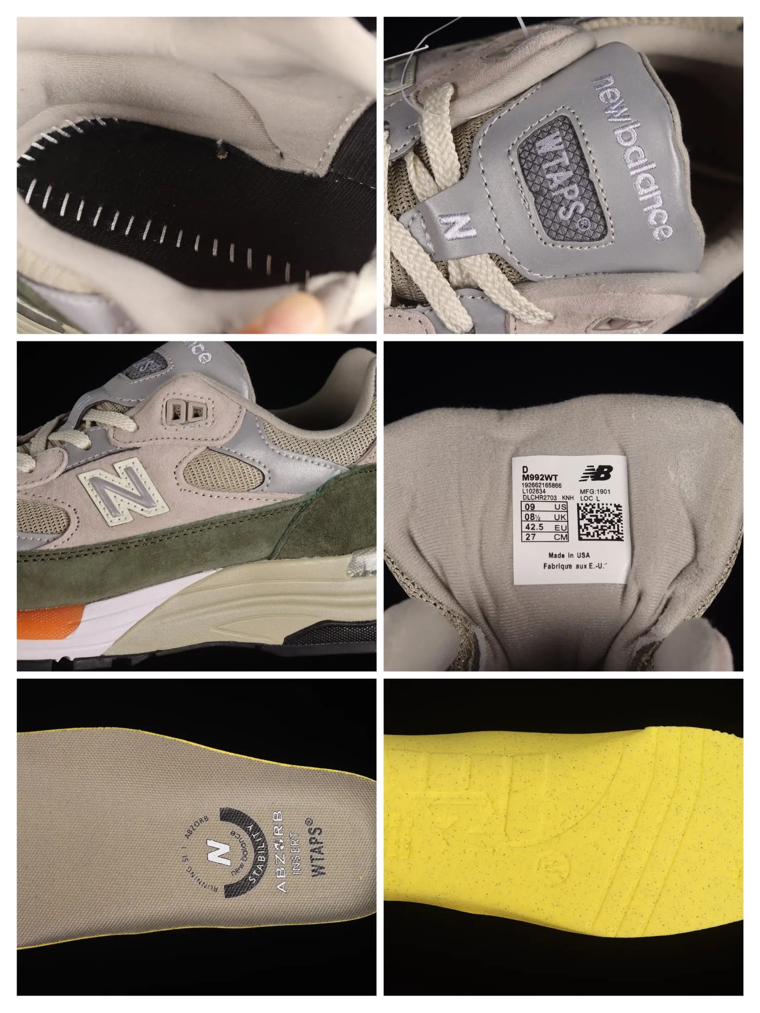 WTAPS x New Balance 992 Olive Drab Replica: A Comprehensive Review | YtaYta