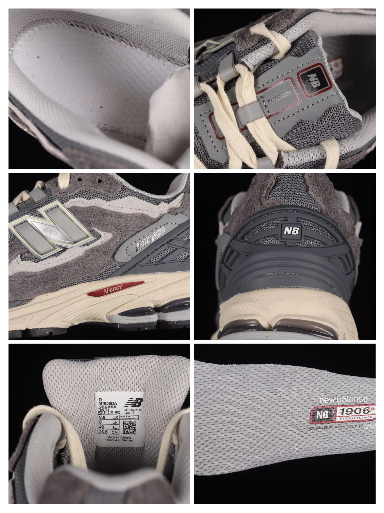 New Balance 1906D Castlerock/Harbor Grey Replica Review | YtaYta