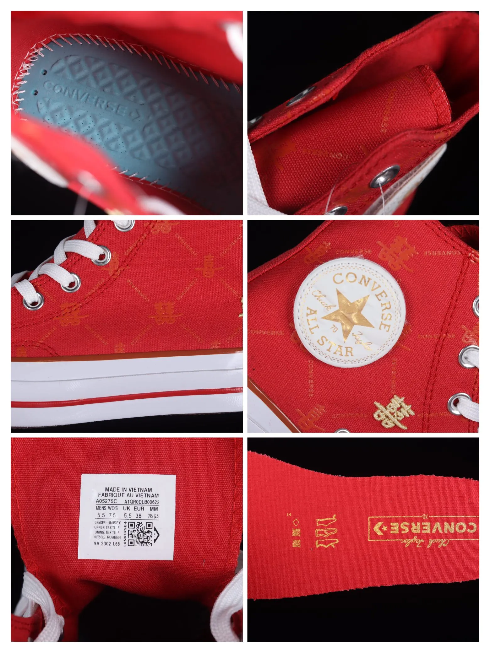 Converse Chuck Taylor All Star 70s Hi Red Gold White A05275C: A Deep Dive into Style and Quality | YtaYta