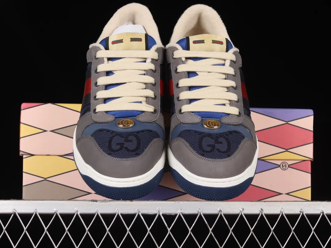 Gucci Screener Replica Sneakers - Grey Navy: A Detailed Review | YtaYta