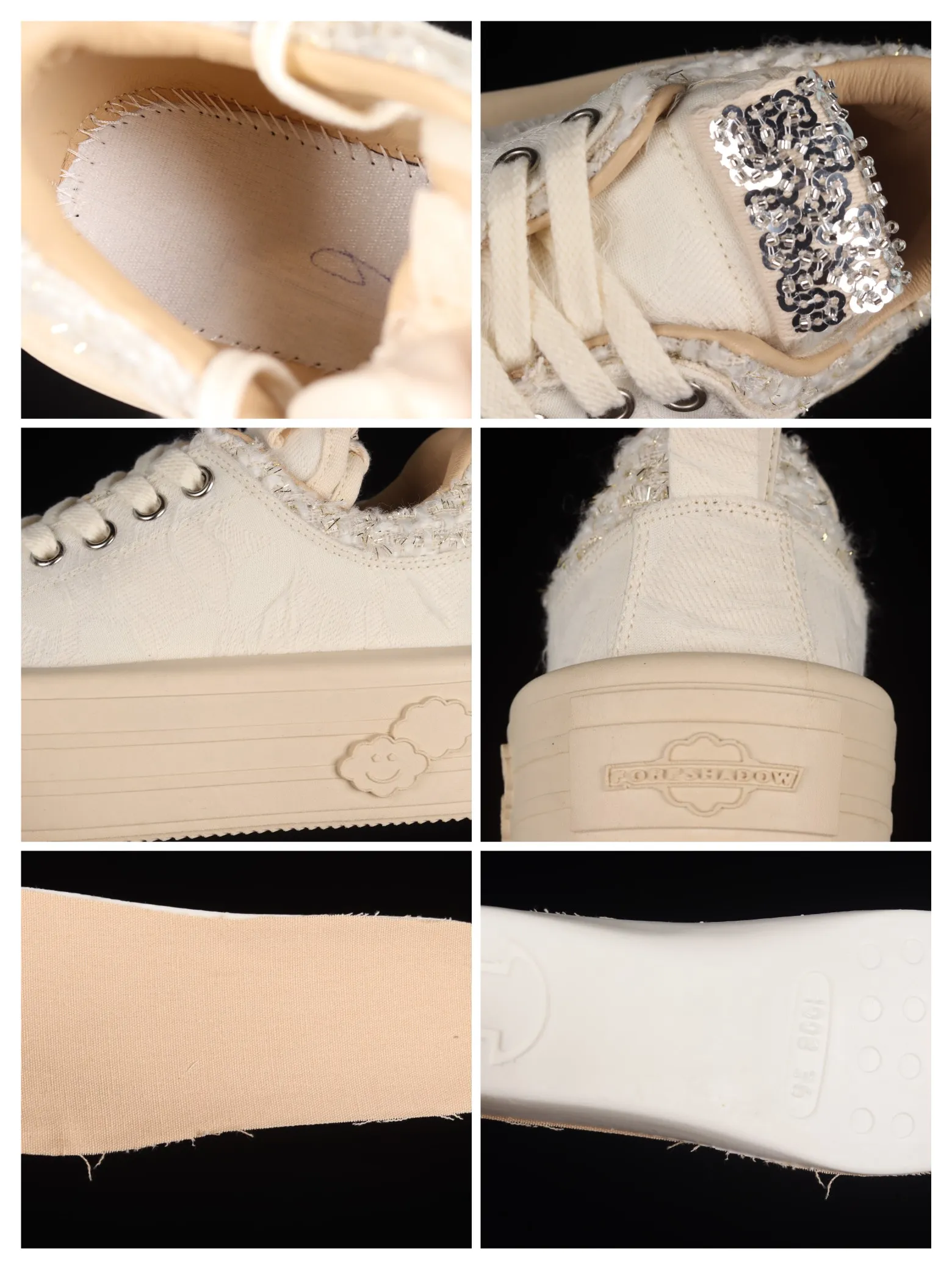 Cream Super Model Vintage Skaters - Replica Sneakers in Fashionable Colors | YtaYta