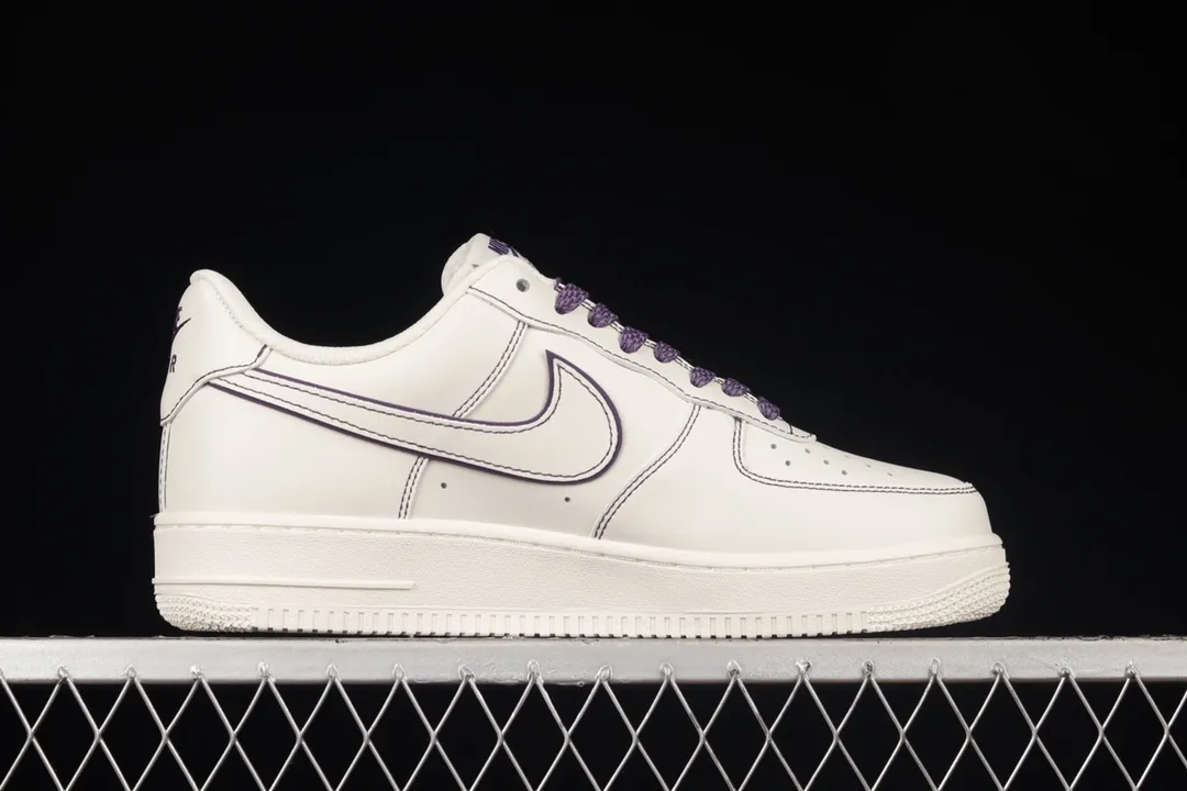 Exploring the Nike Air Force 1 07 Low White & Dark Purple: Real vs. Replica | YtaYta