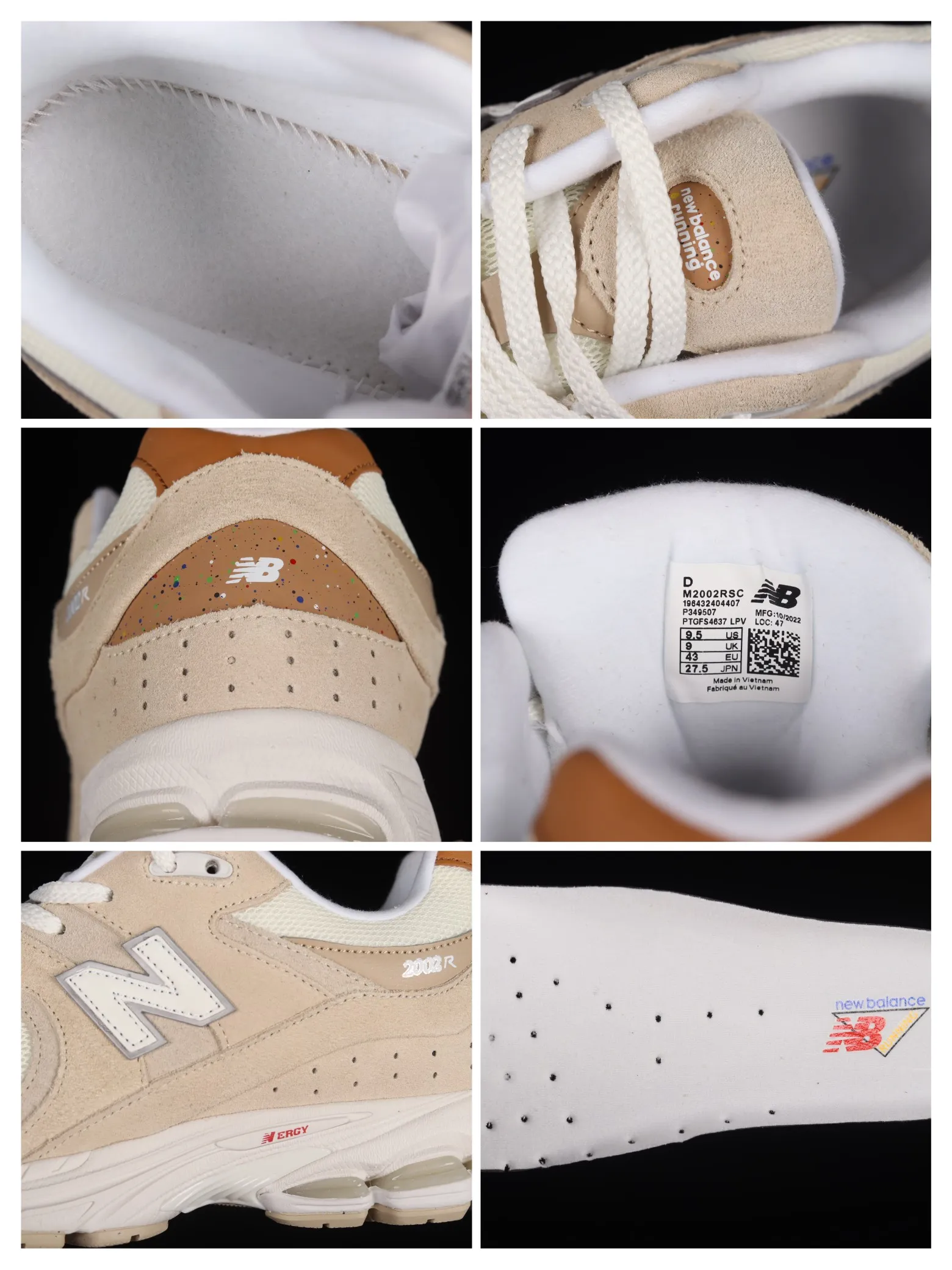 New Balance 2002R Sandstone Replica Sneakers: Style and Comfort in Beige | YtaYta