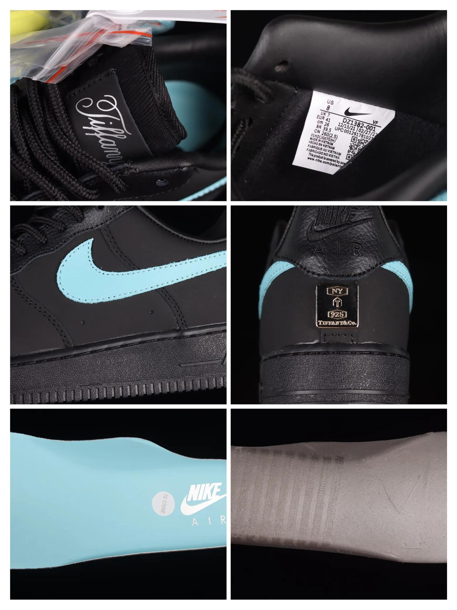 Fake Rep Replica Nike Air Force 1 Low Tiffany & Co. 1837 Review | YtaYta