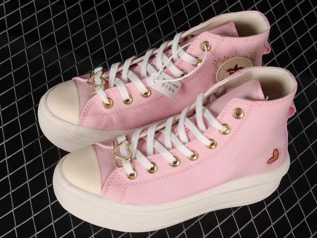 Converse Women's Chuck Taylor All Star Move Platform High Valentine's Day 2023 - Sunrise Pink | YtaYta