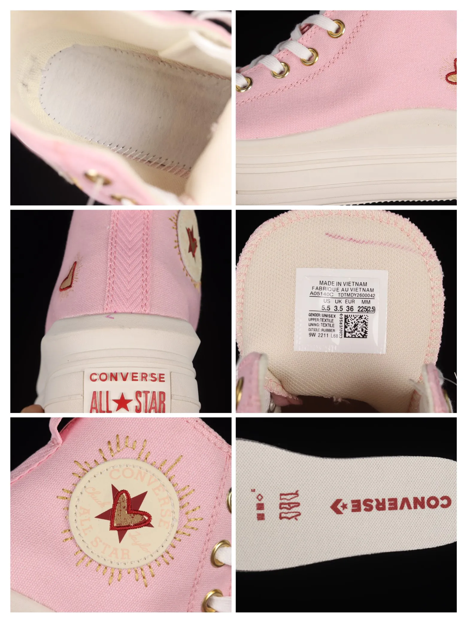 Converse Women's Chuck Taylor All Star Move Platform High Valentine's Day 2023 - Sunrise Pink | YtaYta