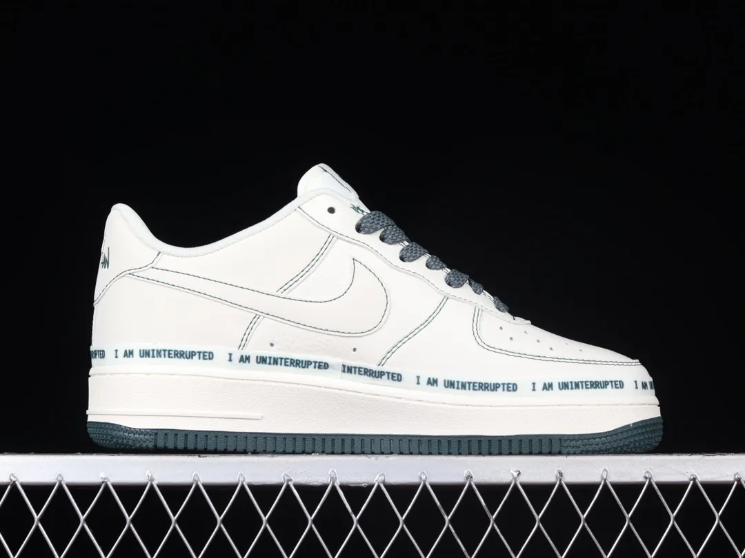 Uninterrupted x Nike Air Force 1 '07 Low MORE THAN White Black Replica Review | YtaYta