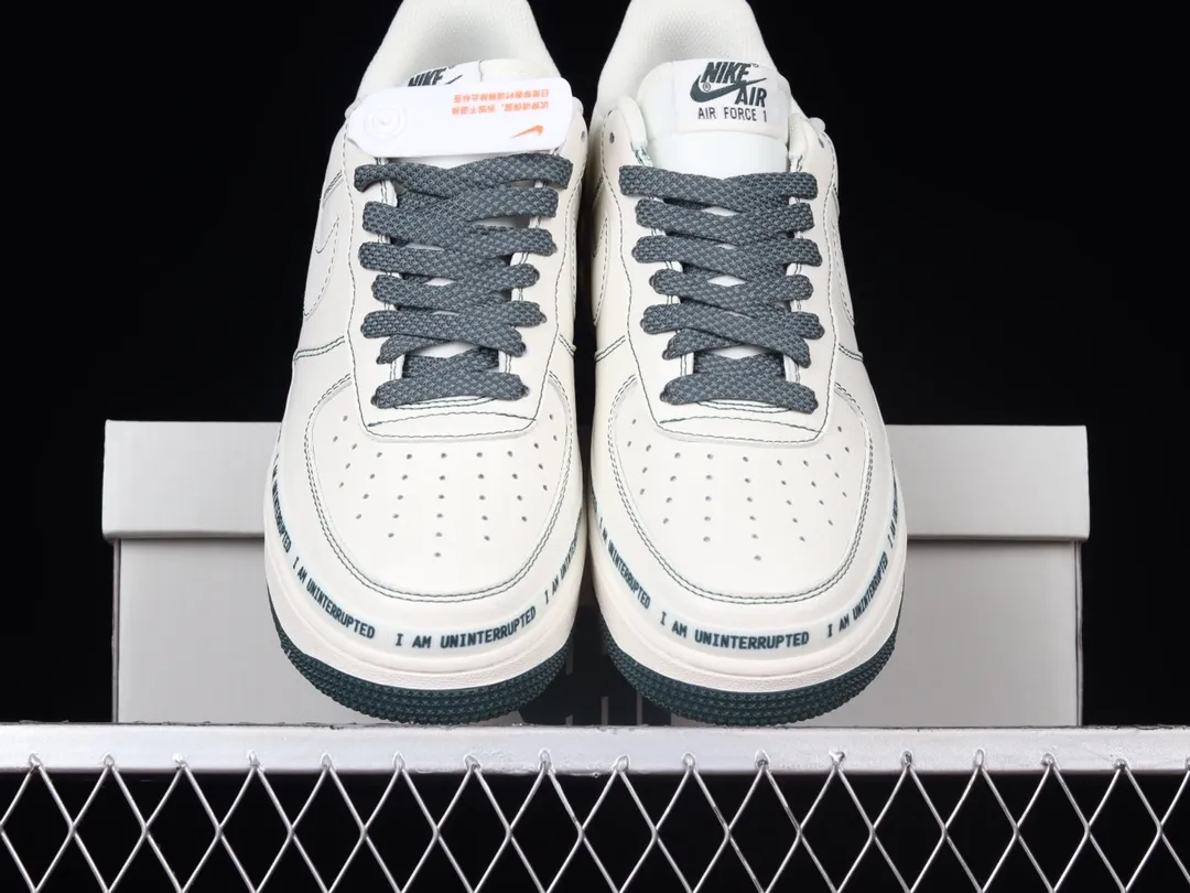 Uninterrupted x Nike Air Force 1 '07 Low MORE THAN White Black Replica Review | YtaYta