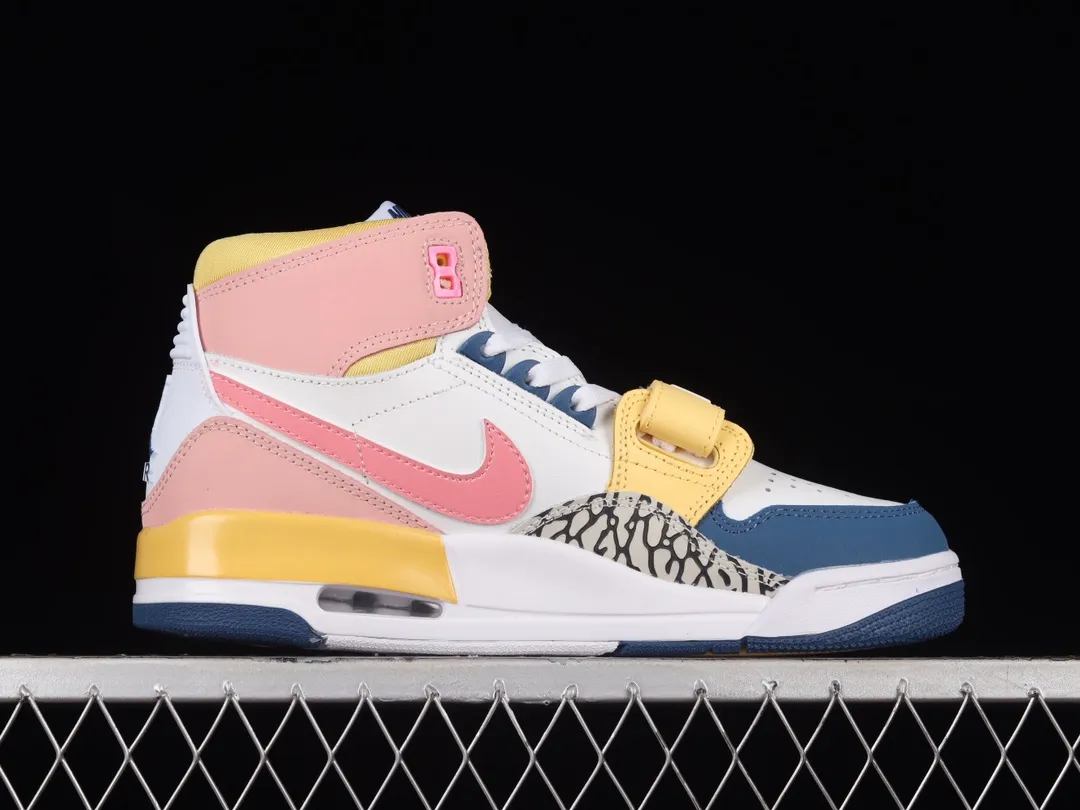 Air Jordan Legacy 312 GS 'White Coral Pink French Blue' Replica Review | YtaYta