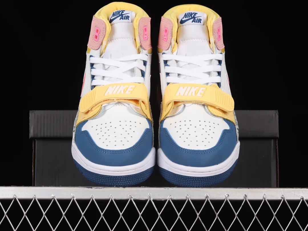 Air Jordan Legacy 312 GS 'White Coral Pink French Blue' Replica Review | YtaYta