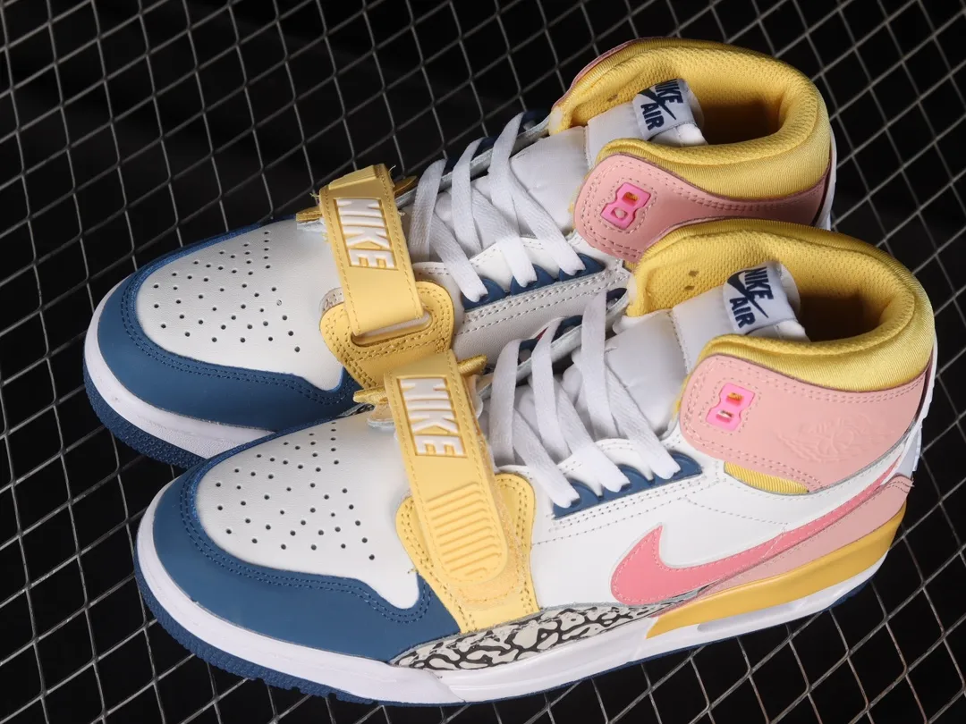 Air Jordan Legacy 312 GS 'White Coral Pink French Blue' Replica Review | YtaYta