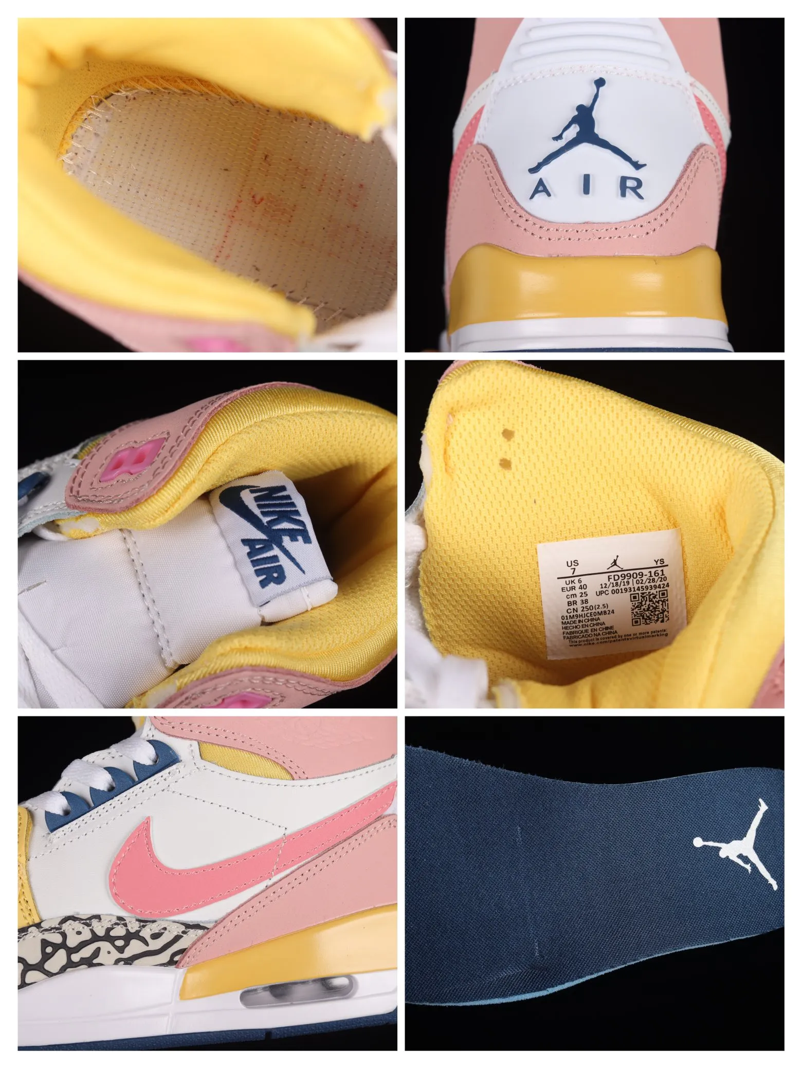 Air Jordan Legacy 312 GS 'White Coral Pink French Blue' Replica Review | YtaYta