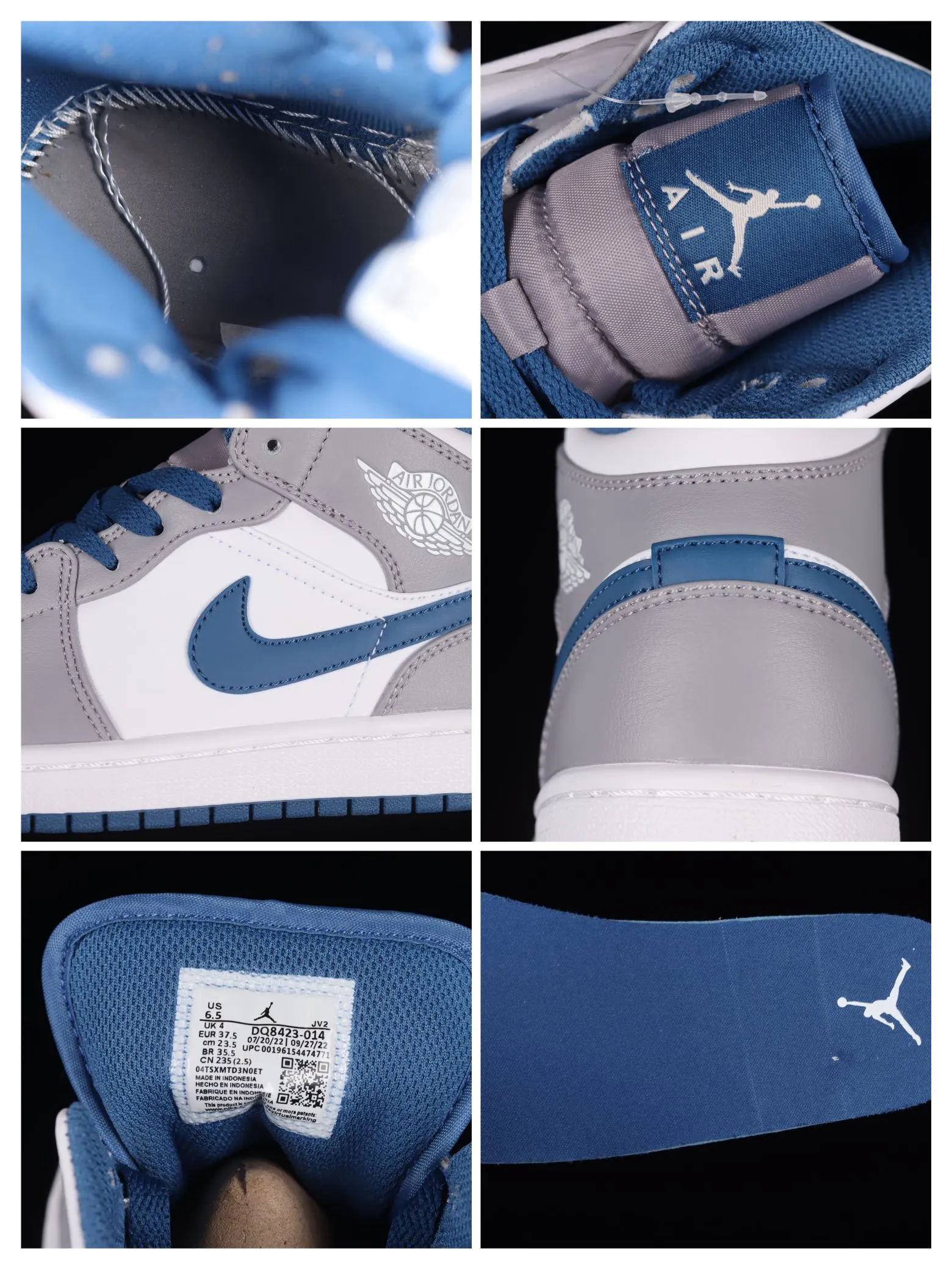 Fake Rep Replica Air Jordan 1 Mid True Blue: Authentic Look, Affordable Price | YtaYta