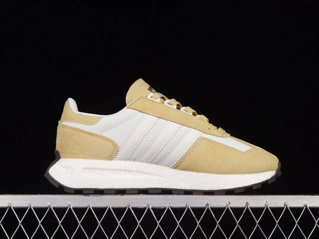 Fake Rep Replica Adidas Retropy E5 Cloud White Yellow Brown GY9919 | YtaYta