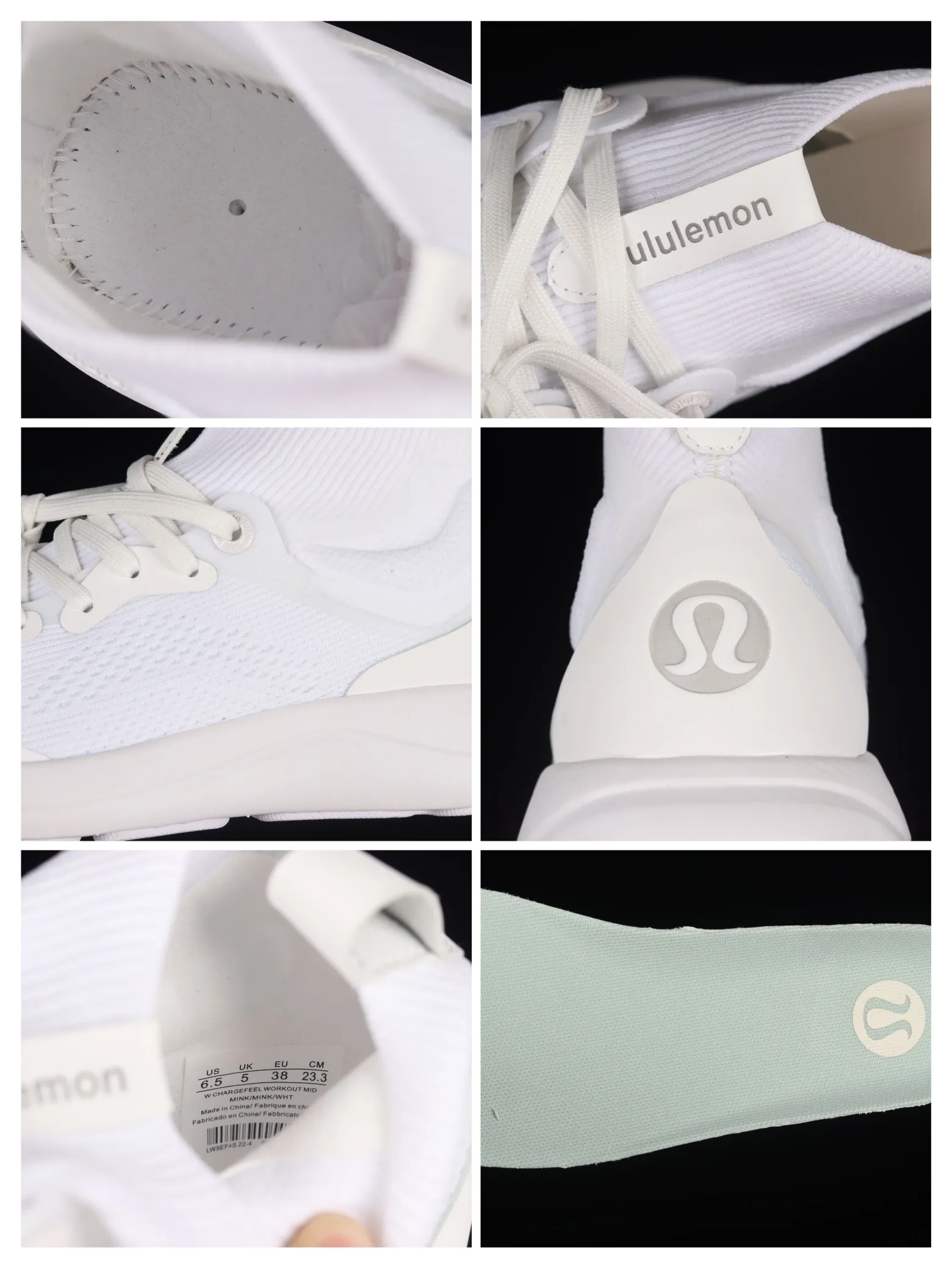 Lululemon White ChargeFeel Workout Mid Size 11 - Performance Redefined | YtaYta