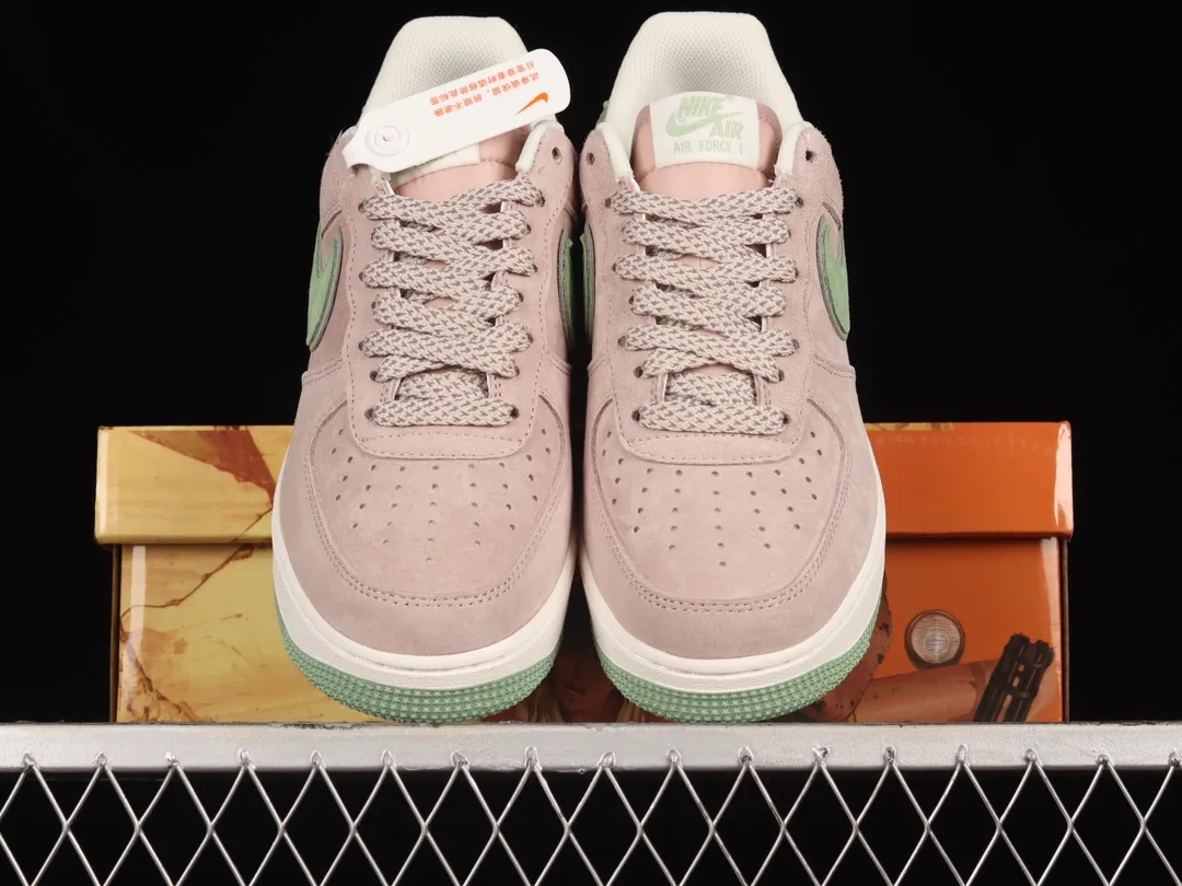 Akira x Nike Air Force 1 07 Low Suede Pink Green White DD9969-065 Review: Colorful Replica Wonders | YtaYta