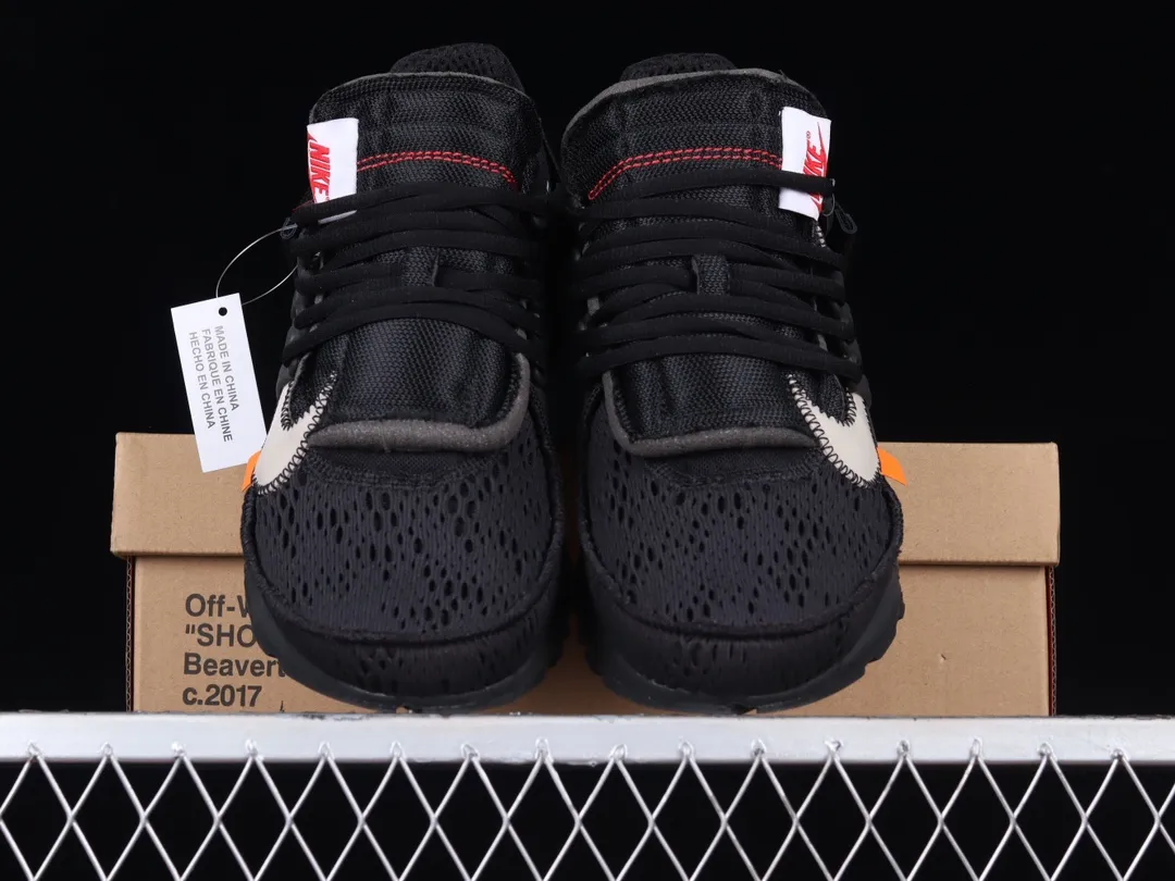 Fake Rep Replica Off-White x Nike Air Presto 'Black' - AA3830 002 | YtaYta