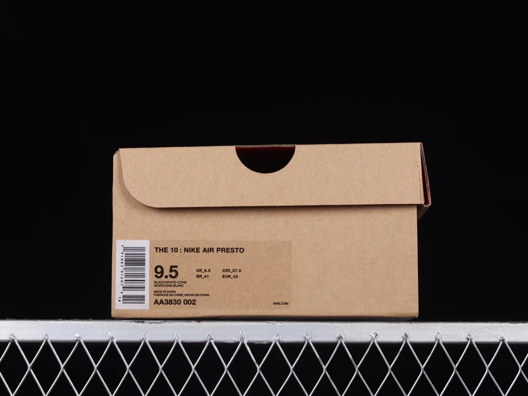 Fake Rep Replica Off-White x Nike Air Presto 'Black' - AA3830 002 | YtaYta