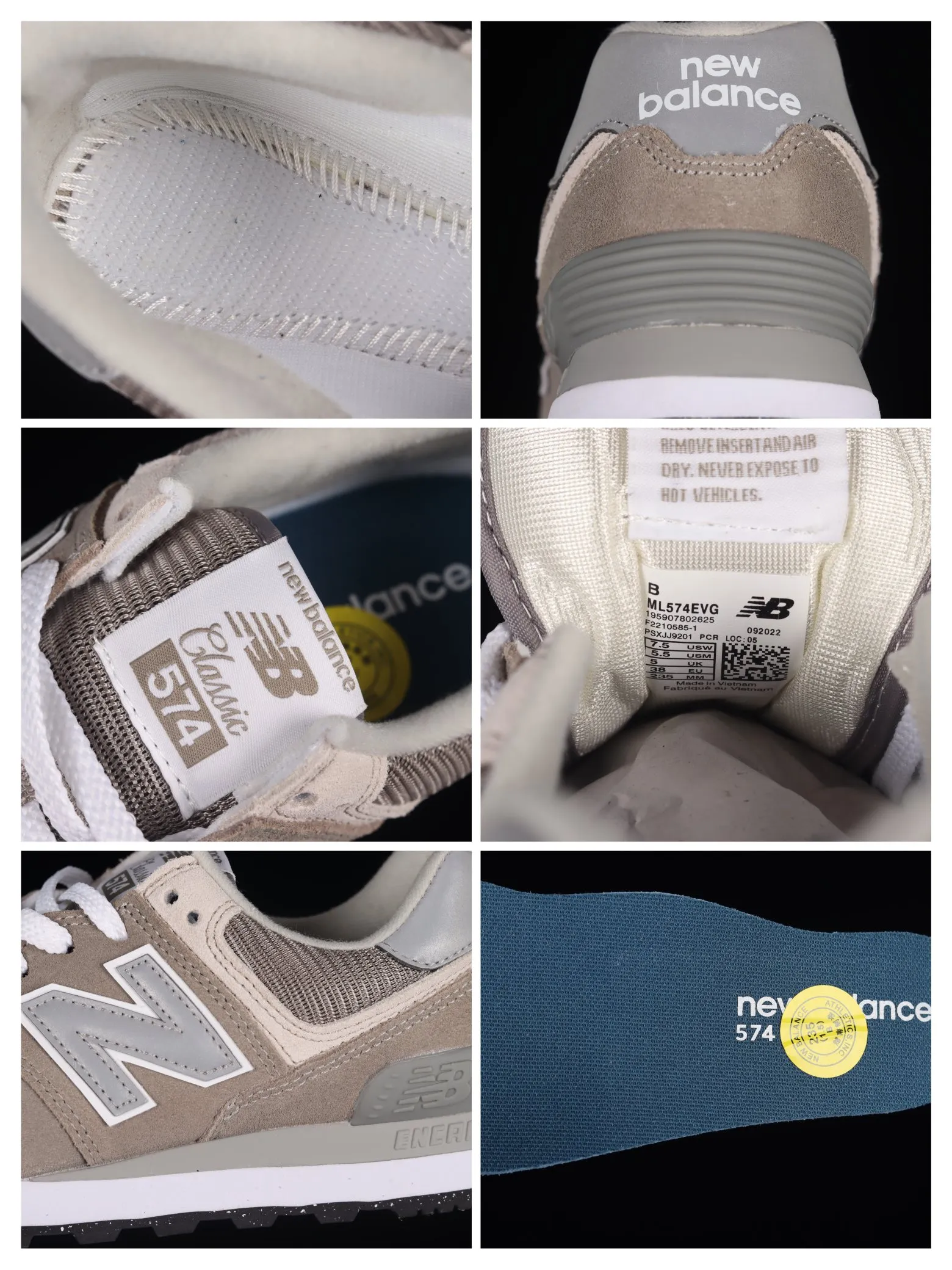 New Balance 574 Review: Blue, White, and Grey Fake Replicas | YtaYta