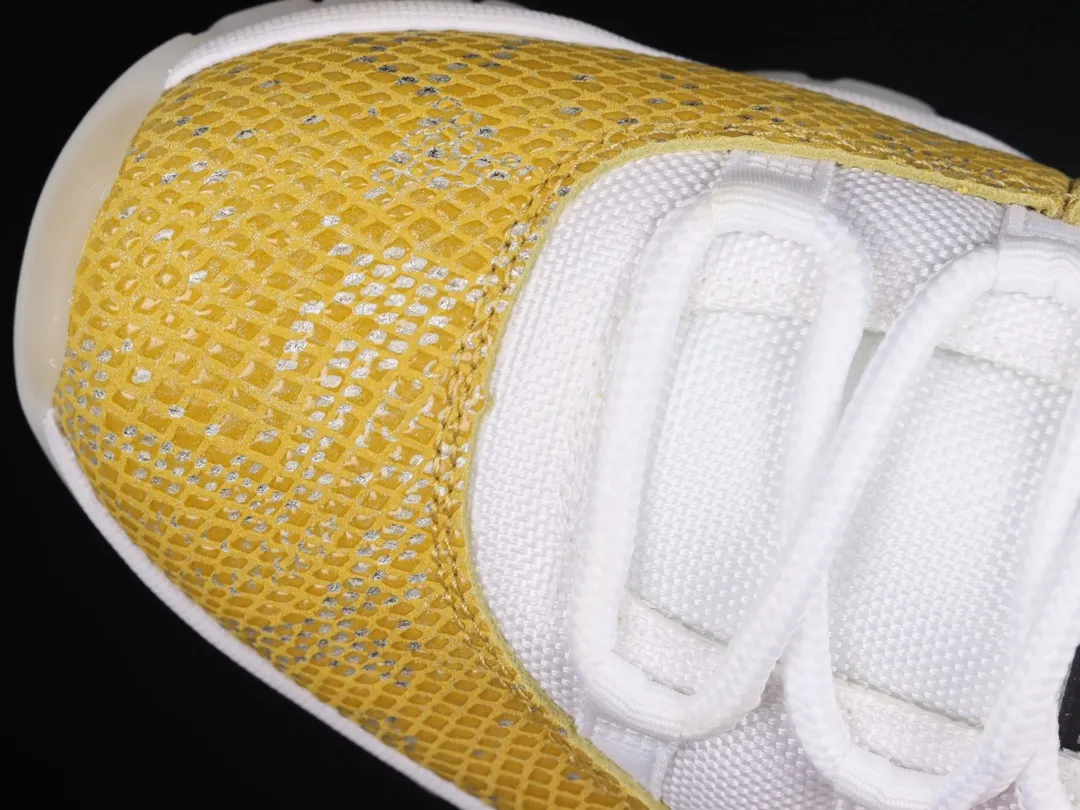 Air Jordan 11 Retro Low Women's Shoes Yellow Snakeskin Replica Review | YtaYta