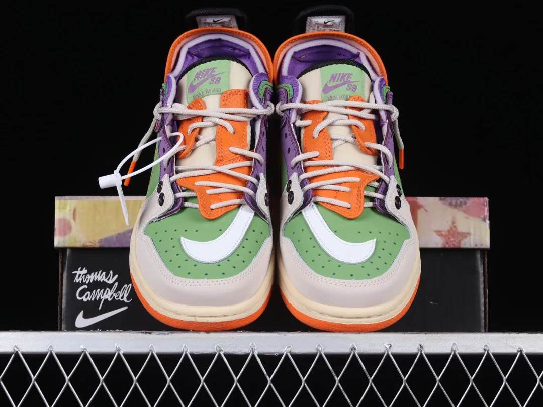 Exploring the Best Rep Nike SB Dunk Low Orange Purple Green Multi-Color | YtaYta