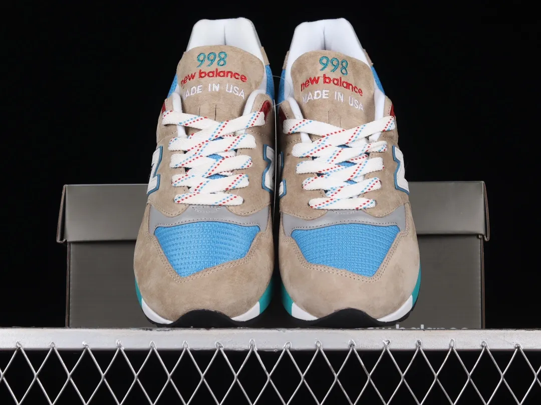 New Balance 998 Connoisseur Summer (M998CSB) Grey/Red/Blue - Replica Review | YtaYta