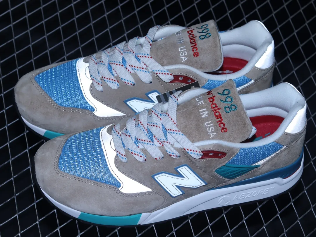 New Balance 998 Connoisseur Summer (M998CSB) Grey/Red/Blue - Replica Review | YtaYta