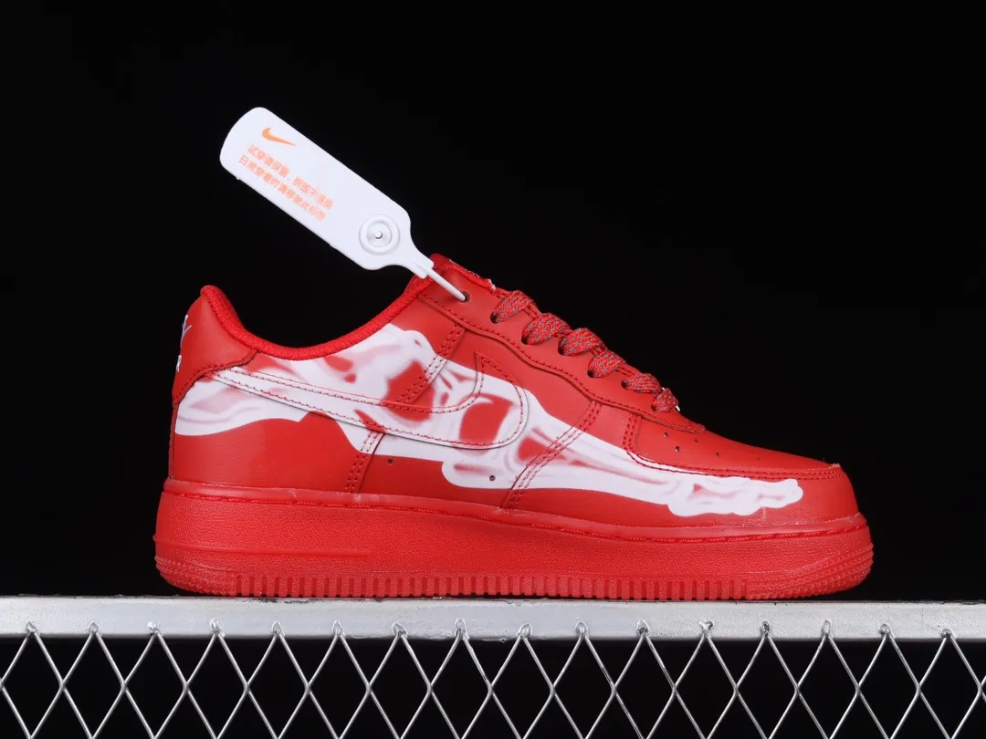 Ultimate Guide to Custom & Replica Nike Air Force 1 'Red Skeleton' | YtaYta