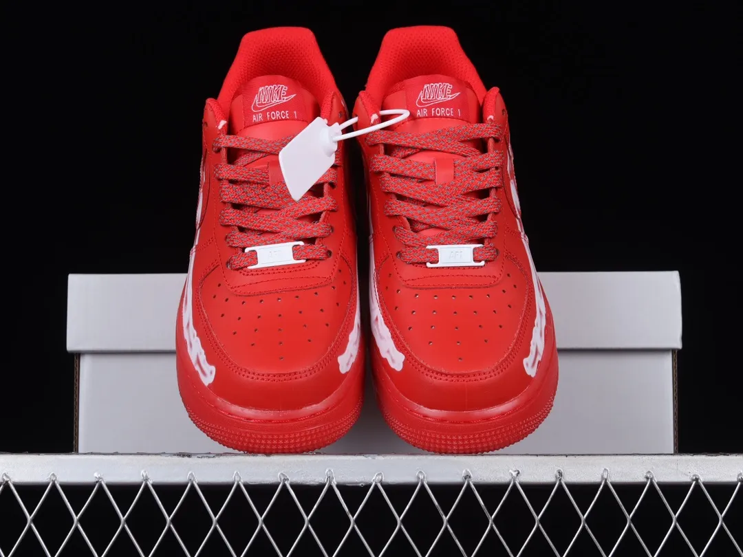 Ultimate Guide to Custom & Replica Nike Air Force 1 'Red Skeleton' | YtaYta