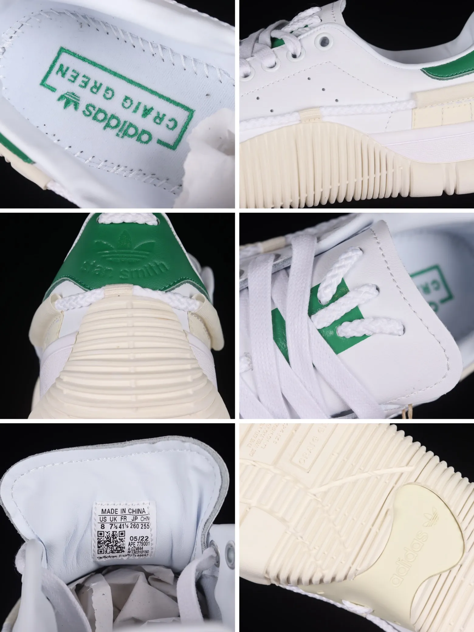 Fake Rep Replica Adidas Craig Green Scuba Stan White Green | YtaYta