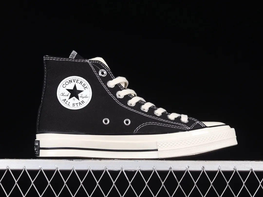 Converse Chuck Taylor All Star 70s Hi Black Egret 162050C Replica Review | YtaYta