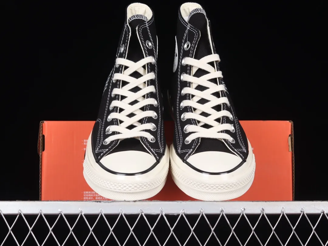 Converse Chuck Taylor All Star 70s Hi Black Egret 162050C Replica Review | YtaYta