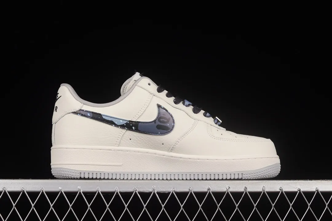 Bape x Nike Air Force 1 07 Low White Light Grey Black AA1356 Review: A Comprehensive Look at Replicas | YtaYta