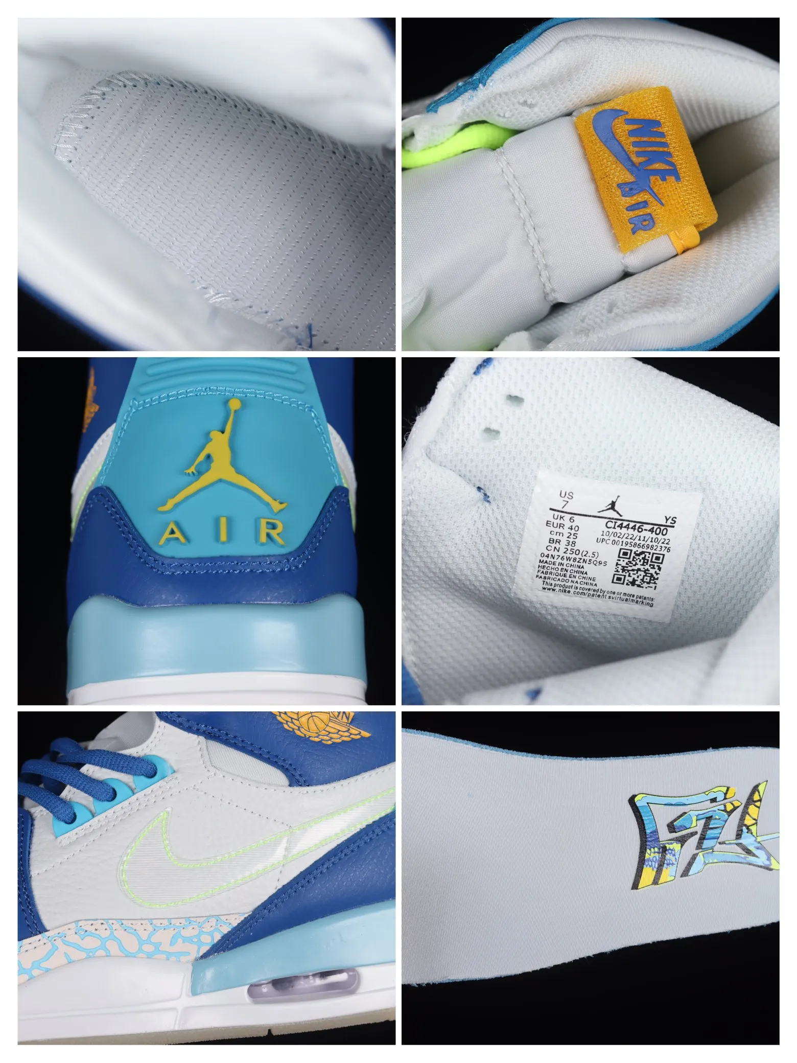 Nike Air Jordan Legacy 312 Fly White Blue Replica Review | YtaYta