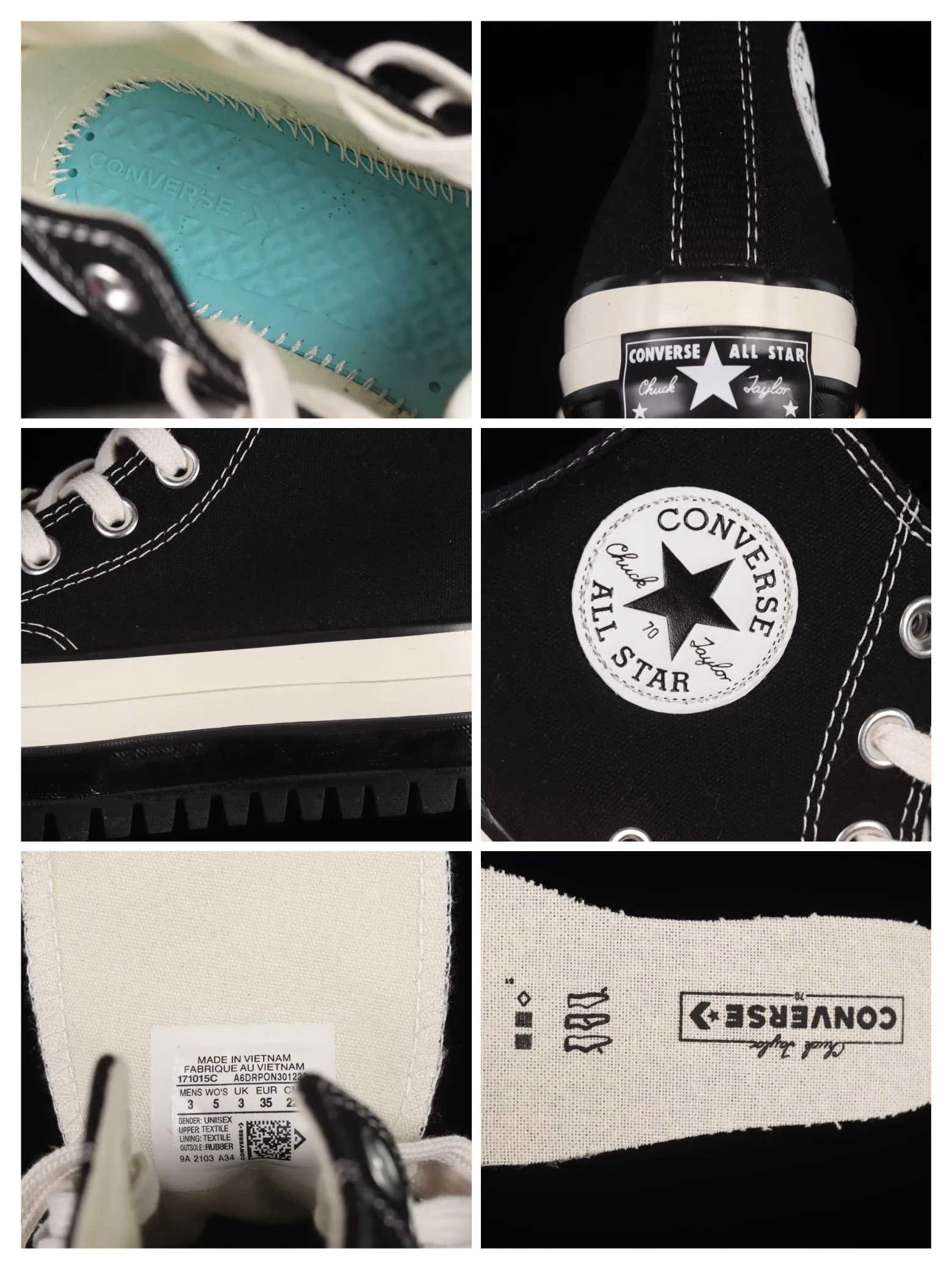 Converse Chuck 70 Canvas Trek LTD Hi Black Replica: A Detailed Review | YtaYta